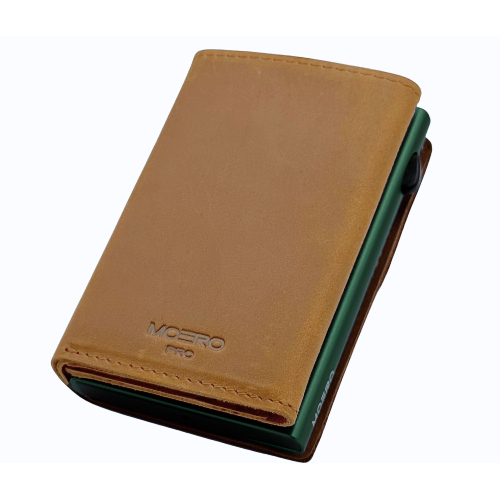 PRO PLUS Crazy Horse Cognac Zip
