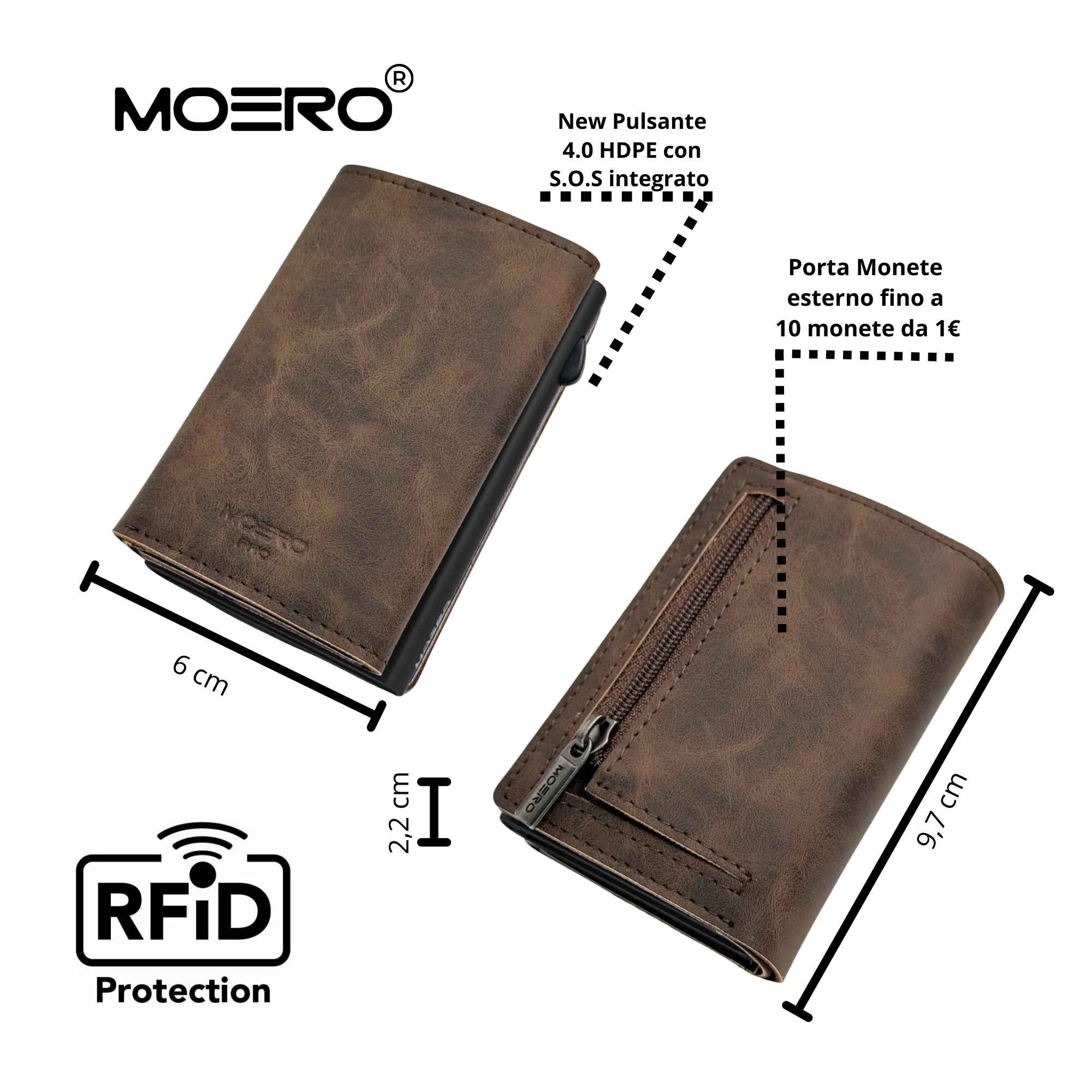 PRO Vintage Dark Brown Zip