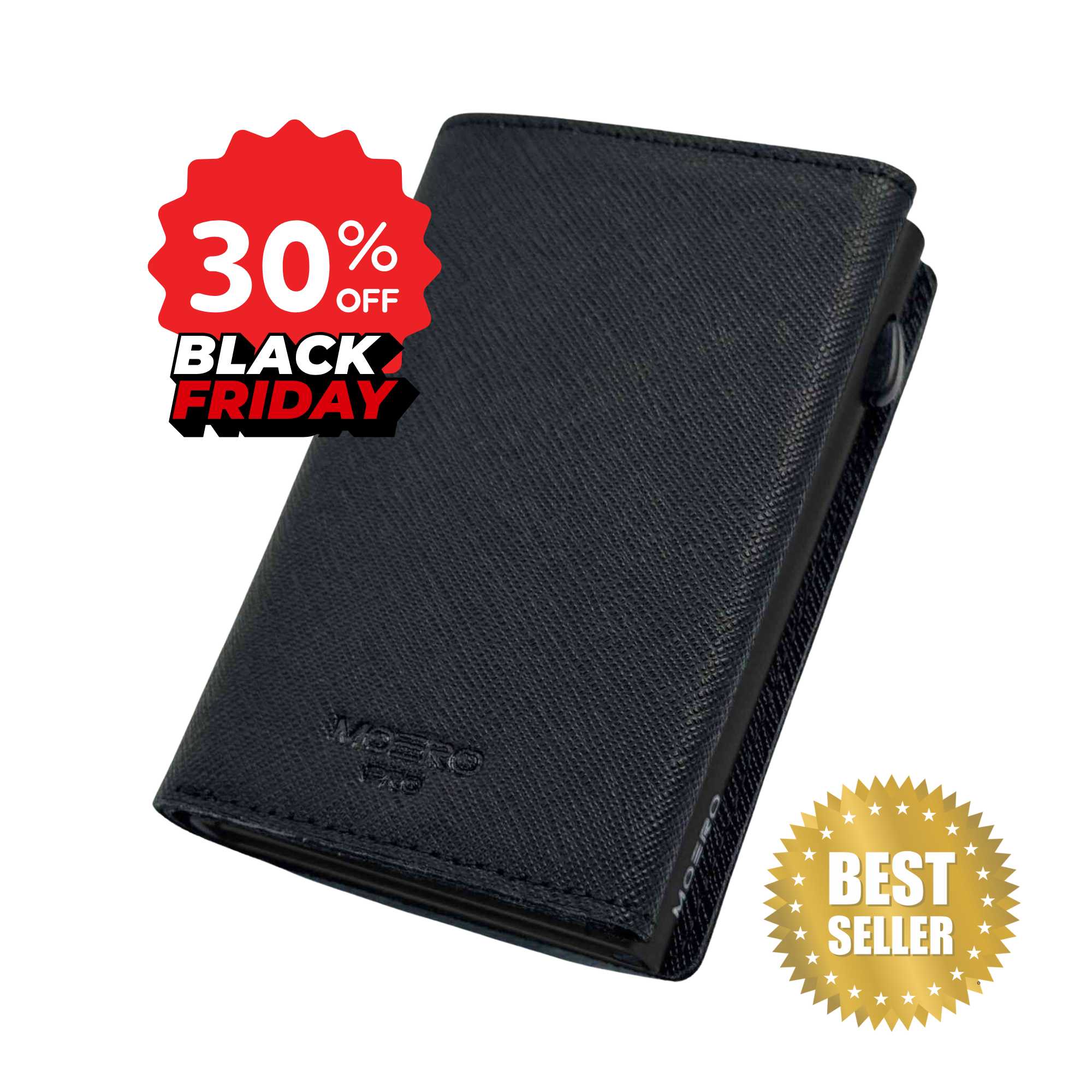 PRO PLUS Saffiano Black Zip