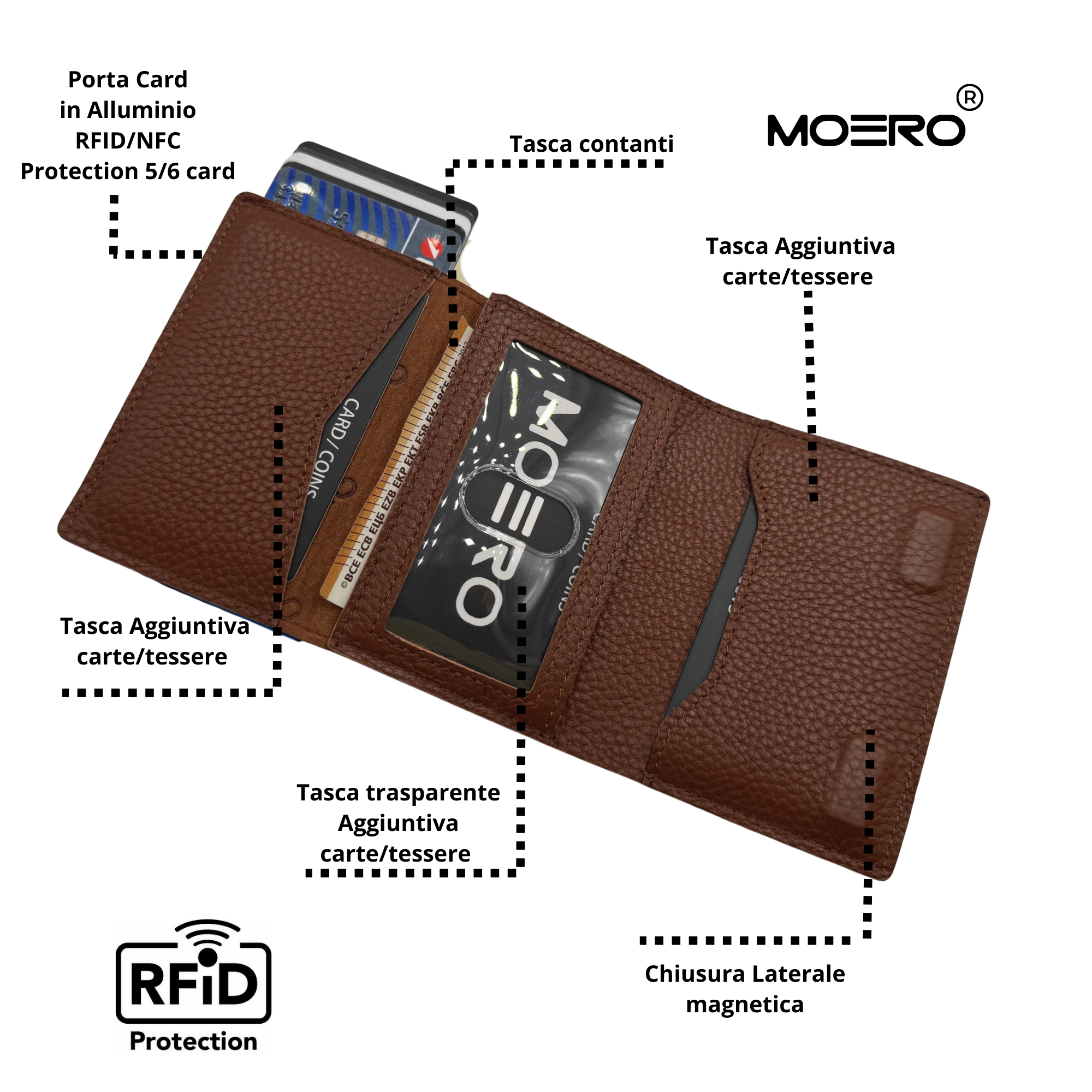 PRO PLUS Bottalato Cremallera Marrón