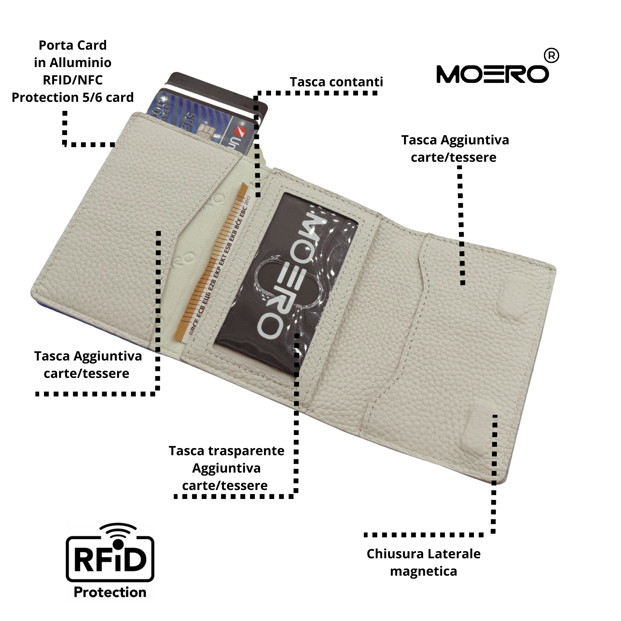 PRO PLUS Zip beige tambouriné