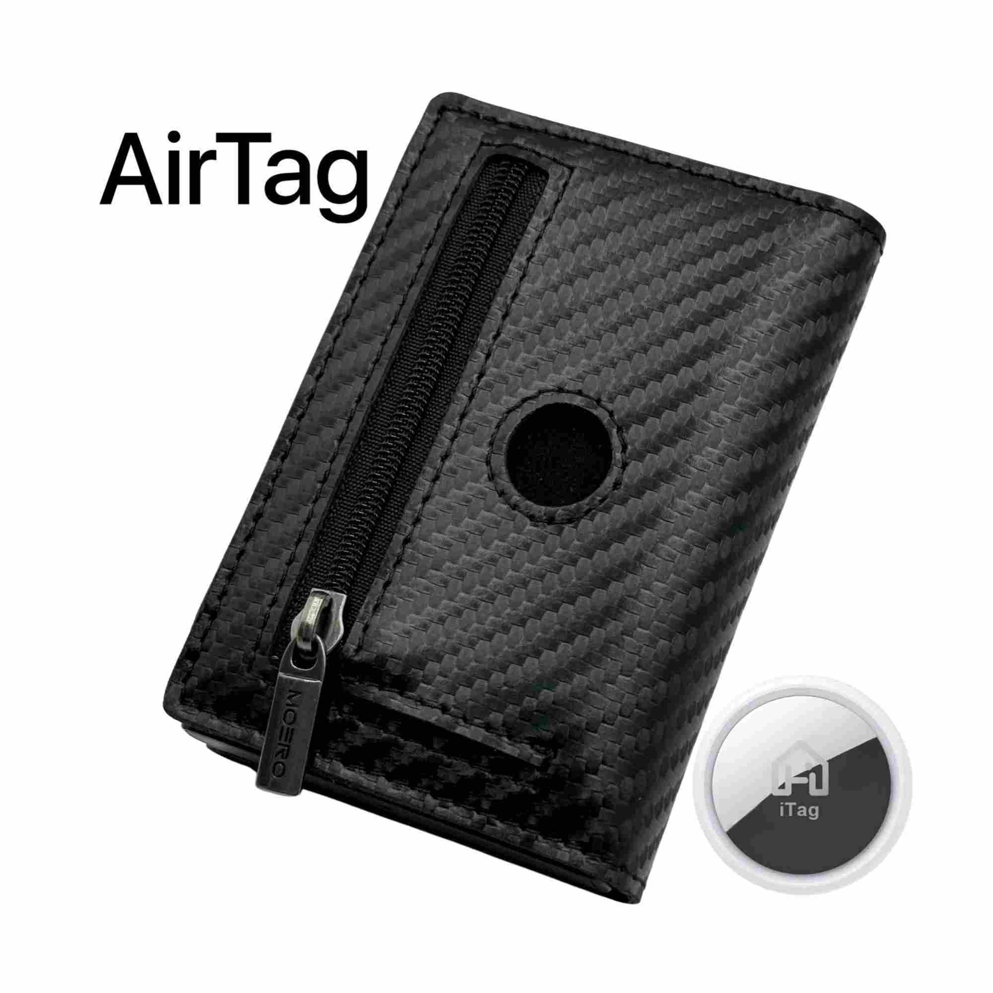 Airtag PRO Carbon Black Zip