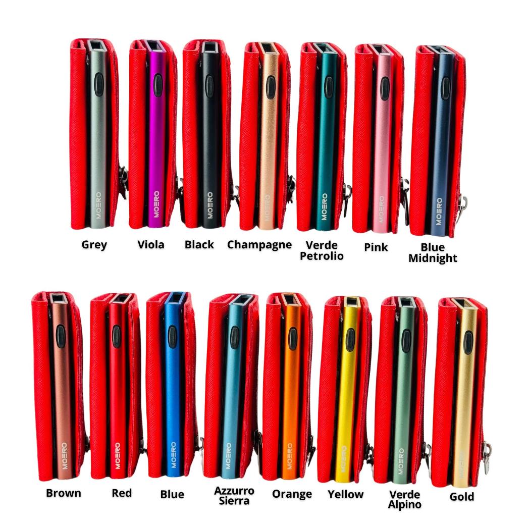 Airtag PRO Saffiano Rouge Zip