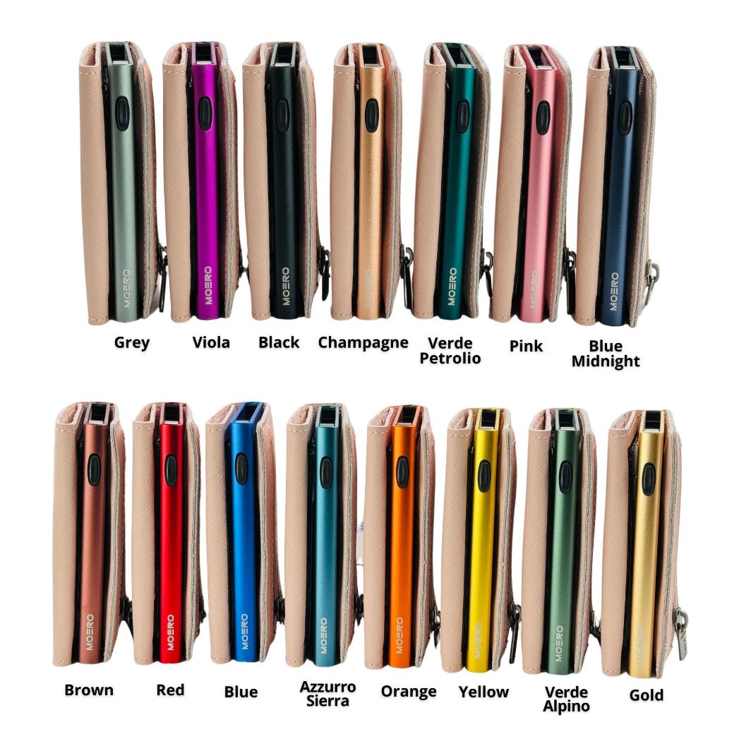 Airtag PRO Saffiano Rose Zip