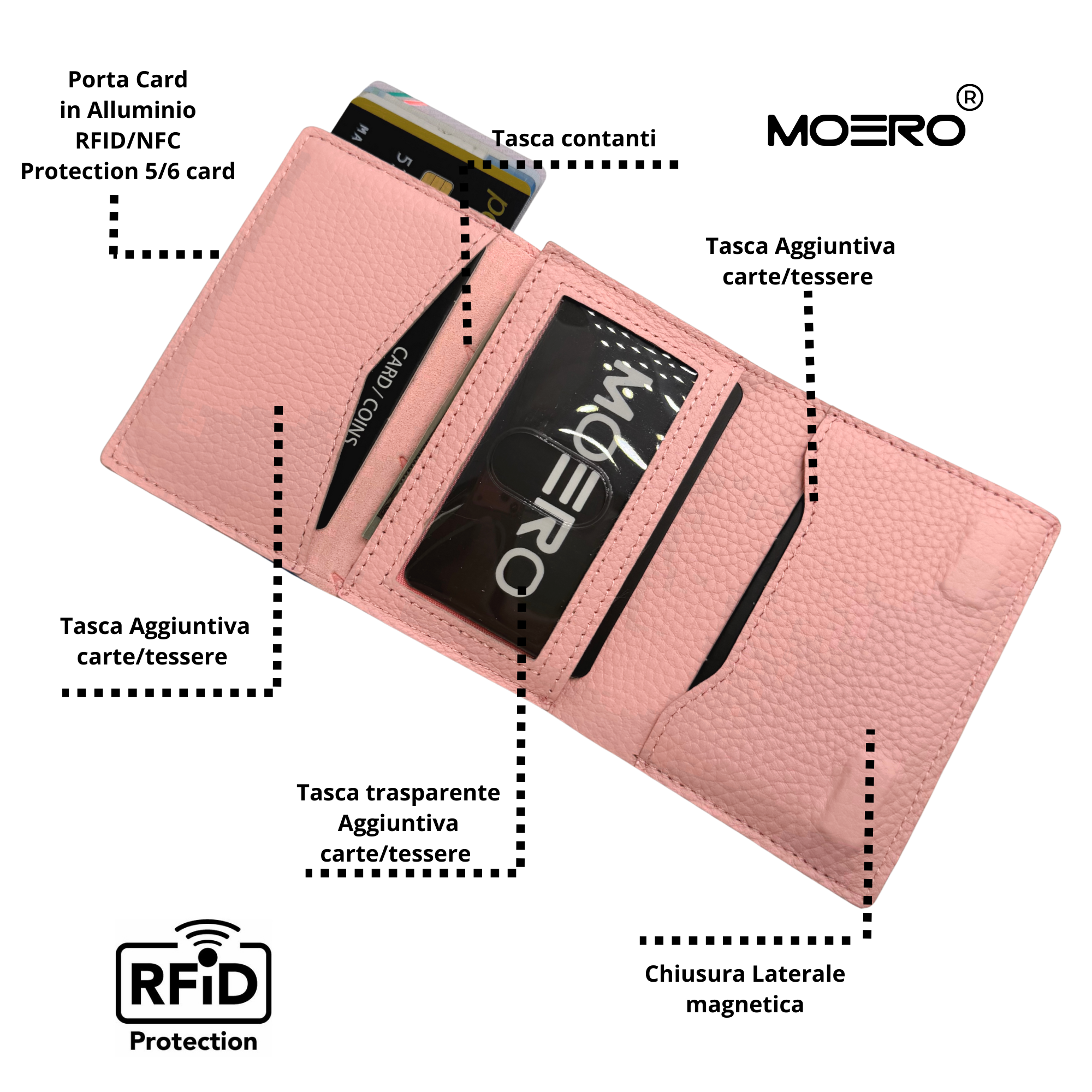 PRO PLUS Bottalato Pink Zip