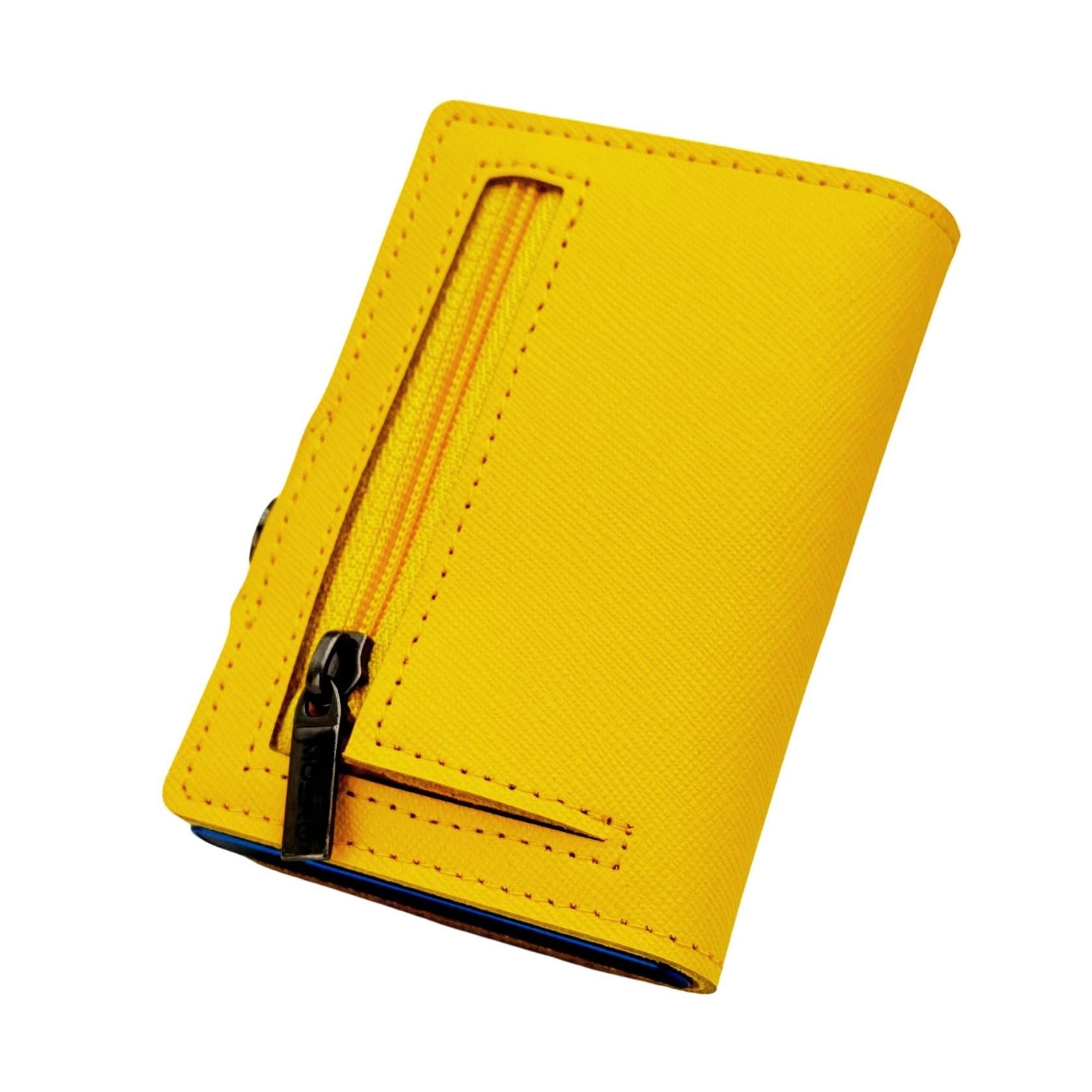 Cremallera amarilla Saffiano