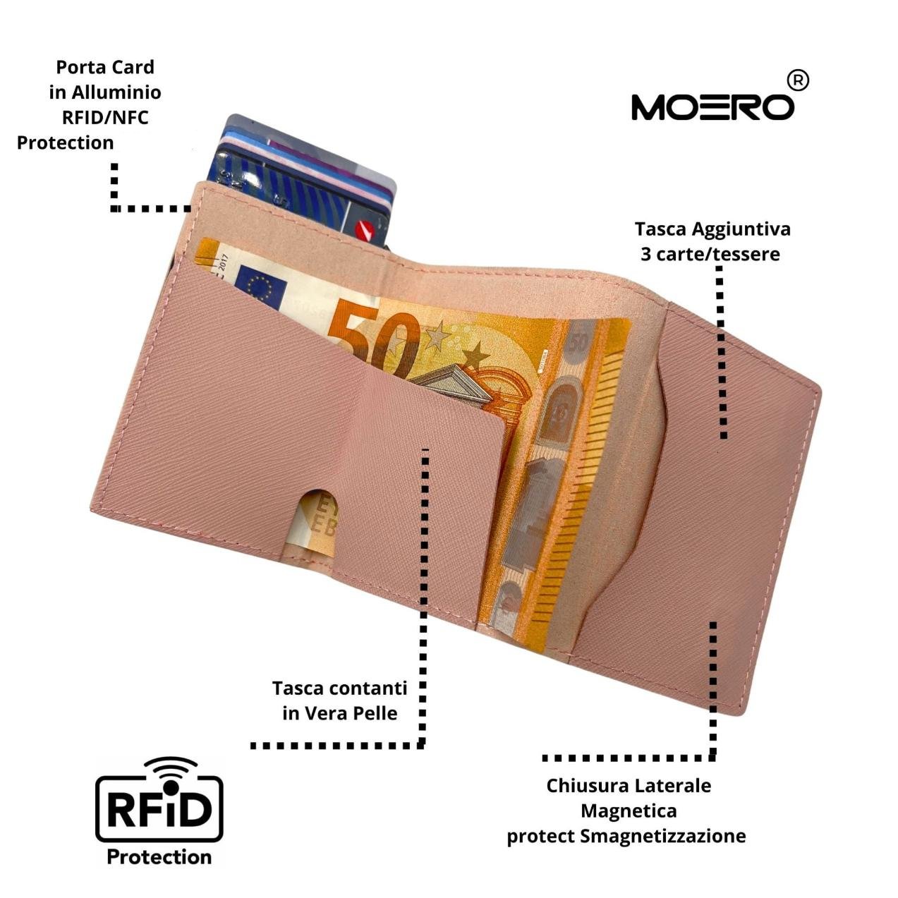 Airtag PRO Saffiano Rose Zip