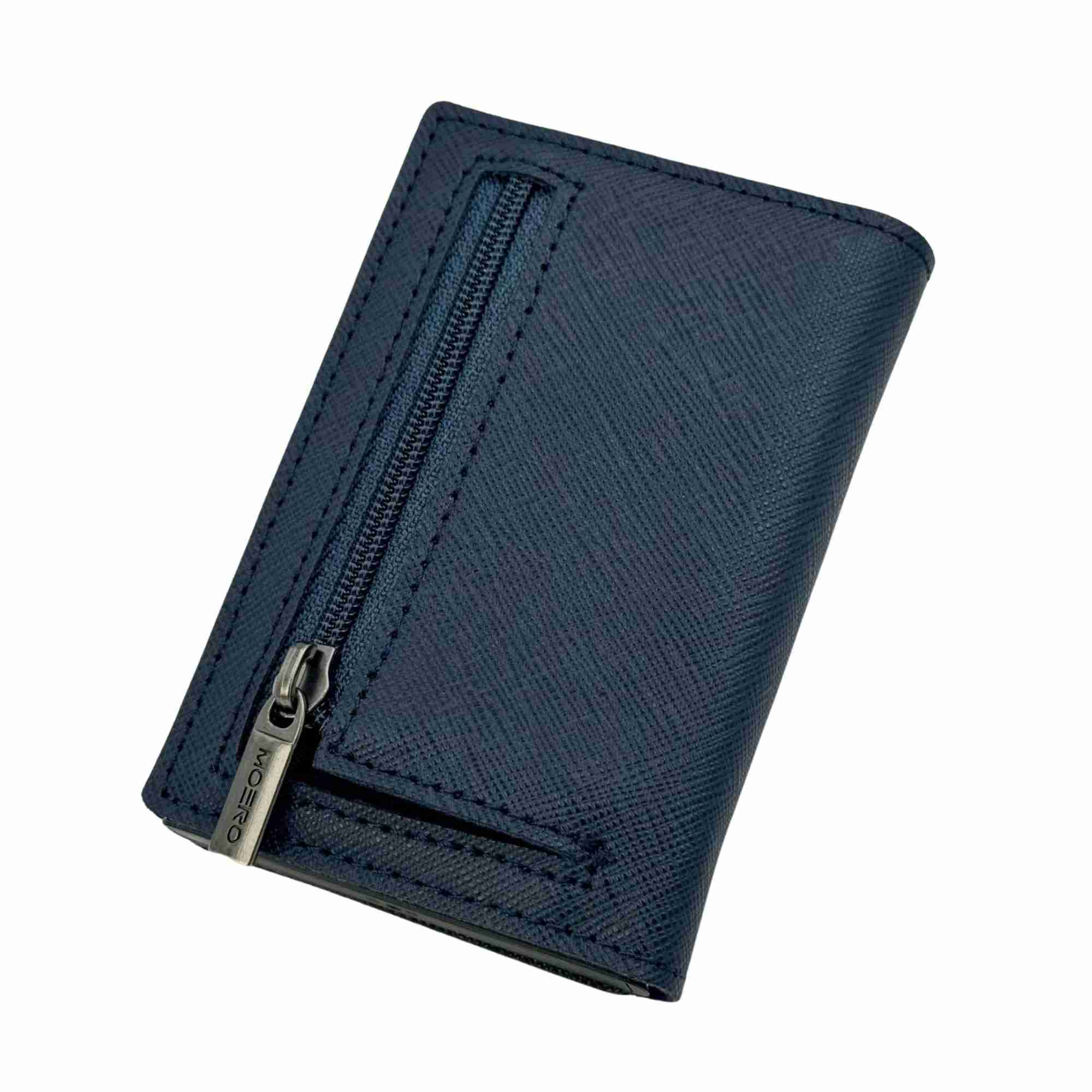 PRO Saffiano Blue Navy Reißverschluss