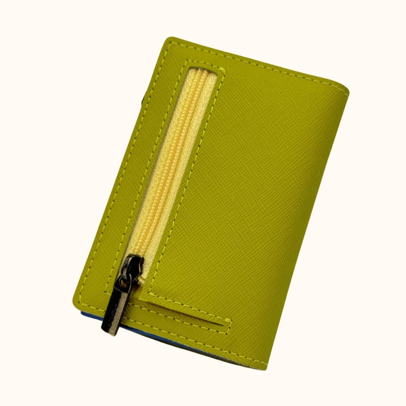 PRO Saffiano Lime Reißverschluss