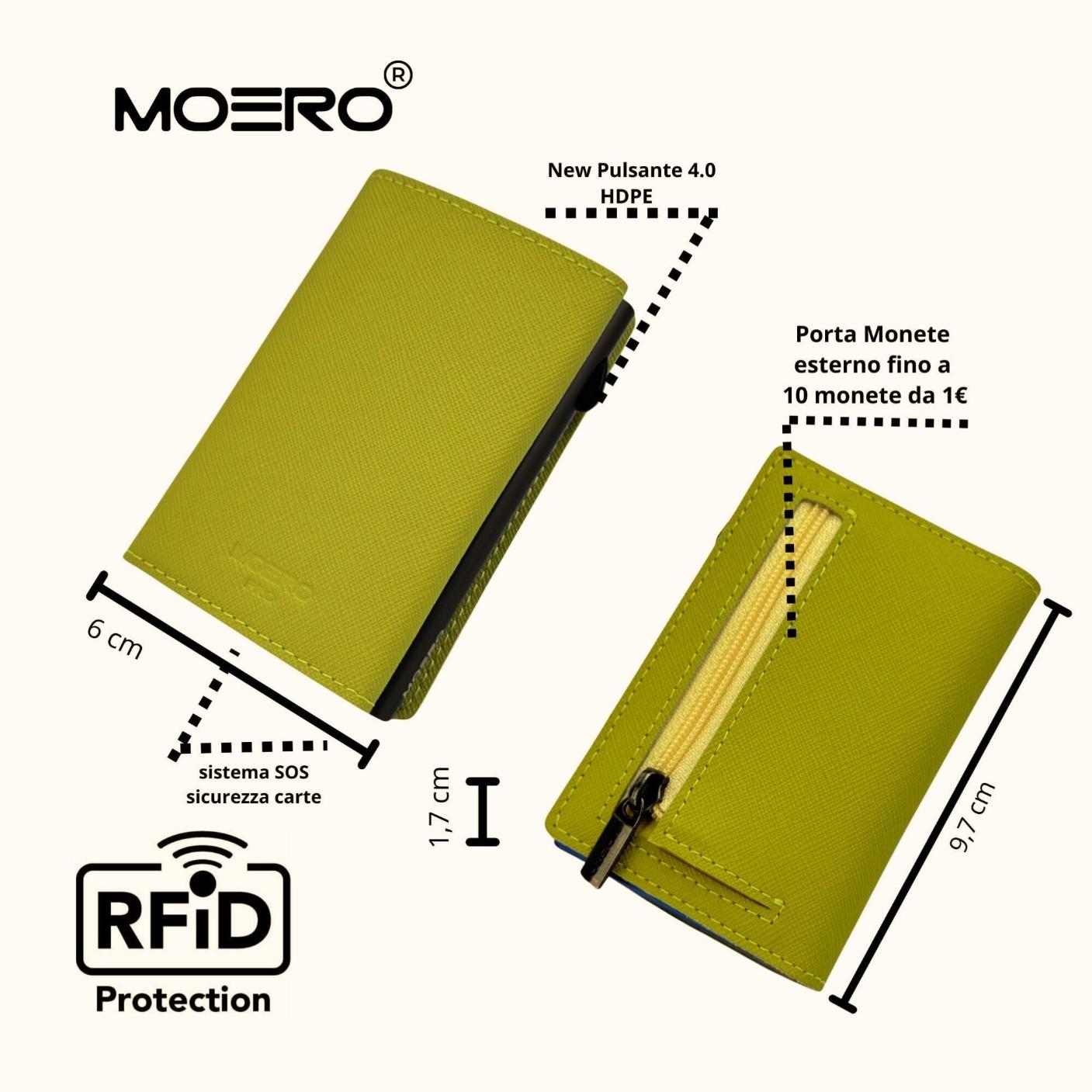 PRO Saffiano Lime Reißverschluss