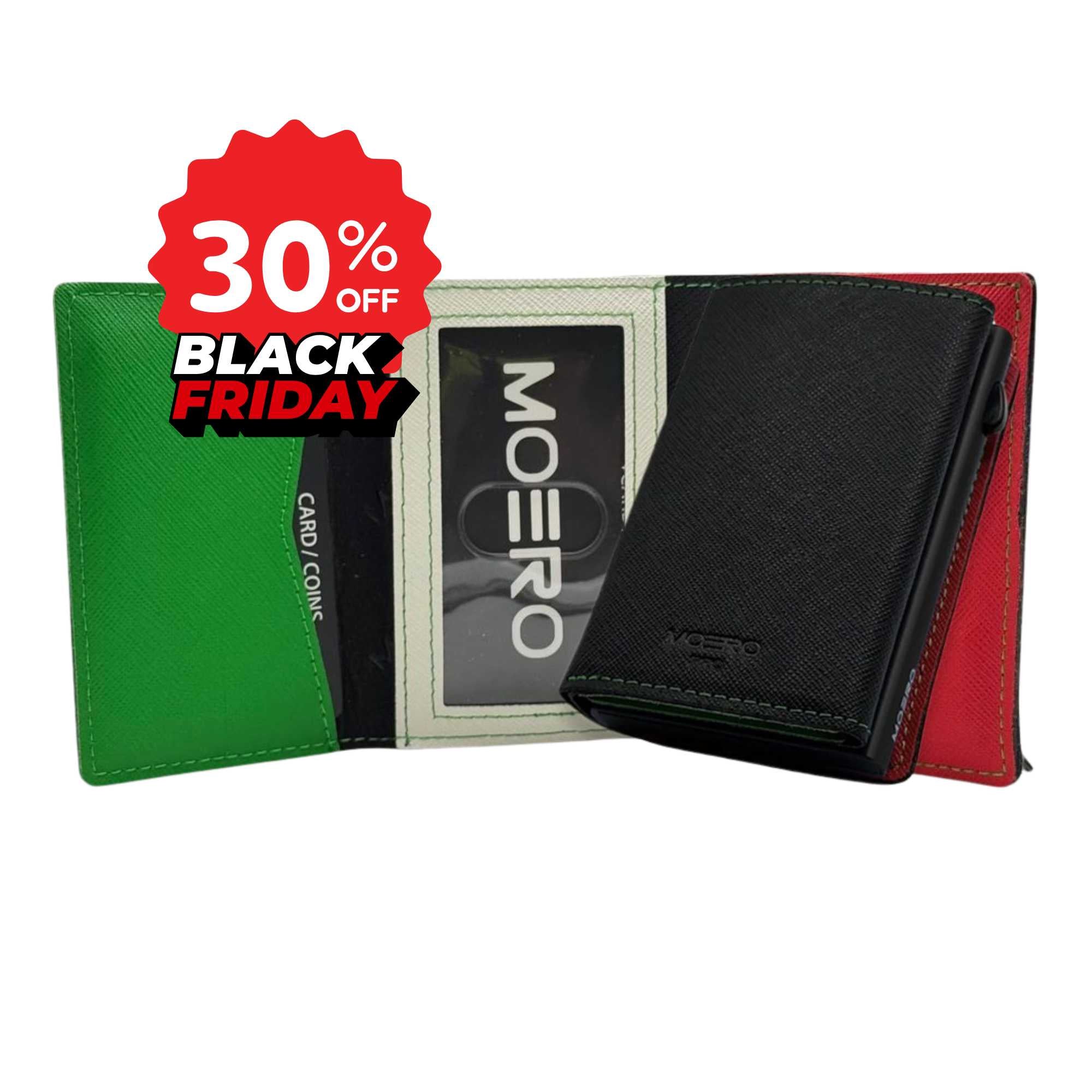 PRO PLUS Saffiano Black FLAG Italy