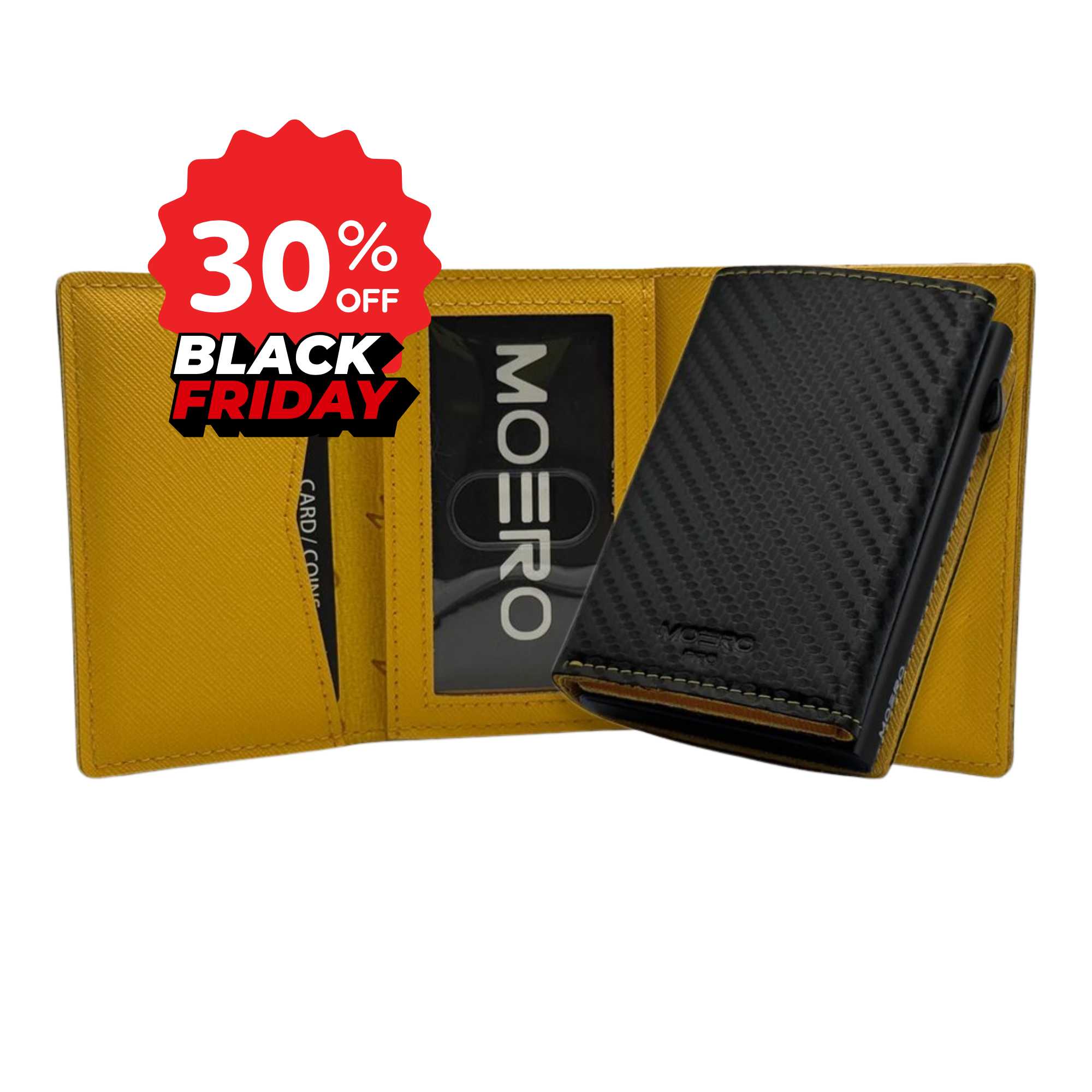 PRO PLUS Carbon/Saffiano Black&Yellow