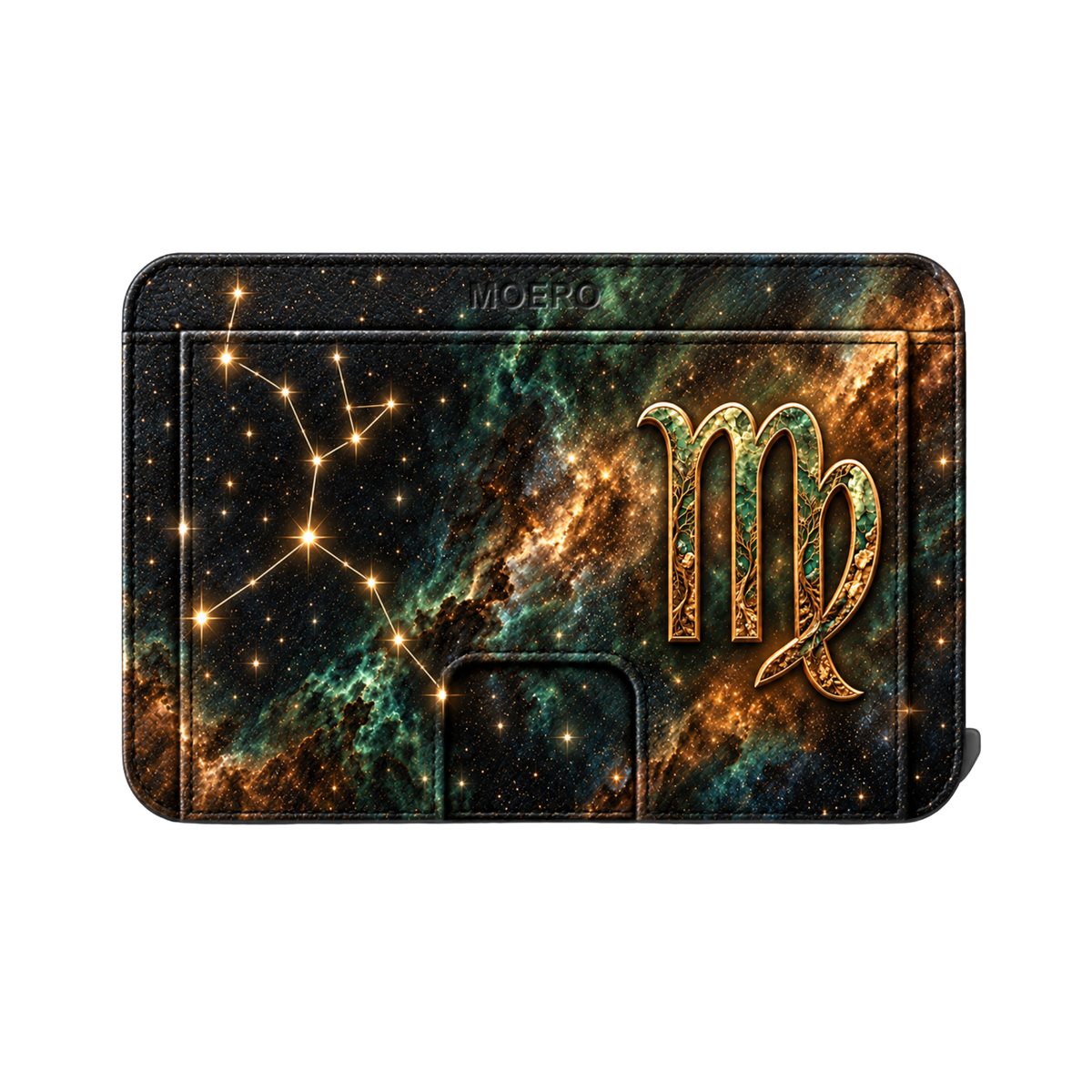 Moero M2 Pro - Vergine - Limited Edition - MagSafe Wallet – Portafoglio RFID in Alluminio e Vera Pelle Saffiano Antigraffio