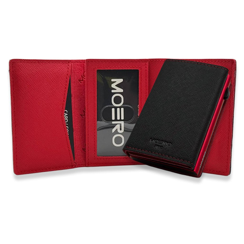 PRO PLUS Saffiano Black & Red