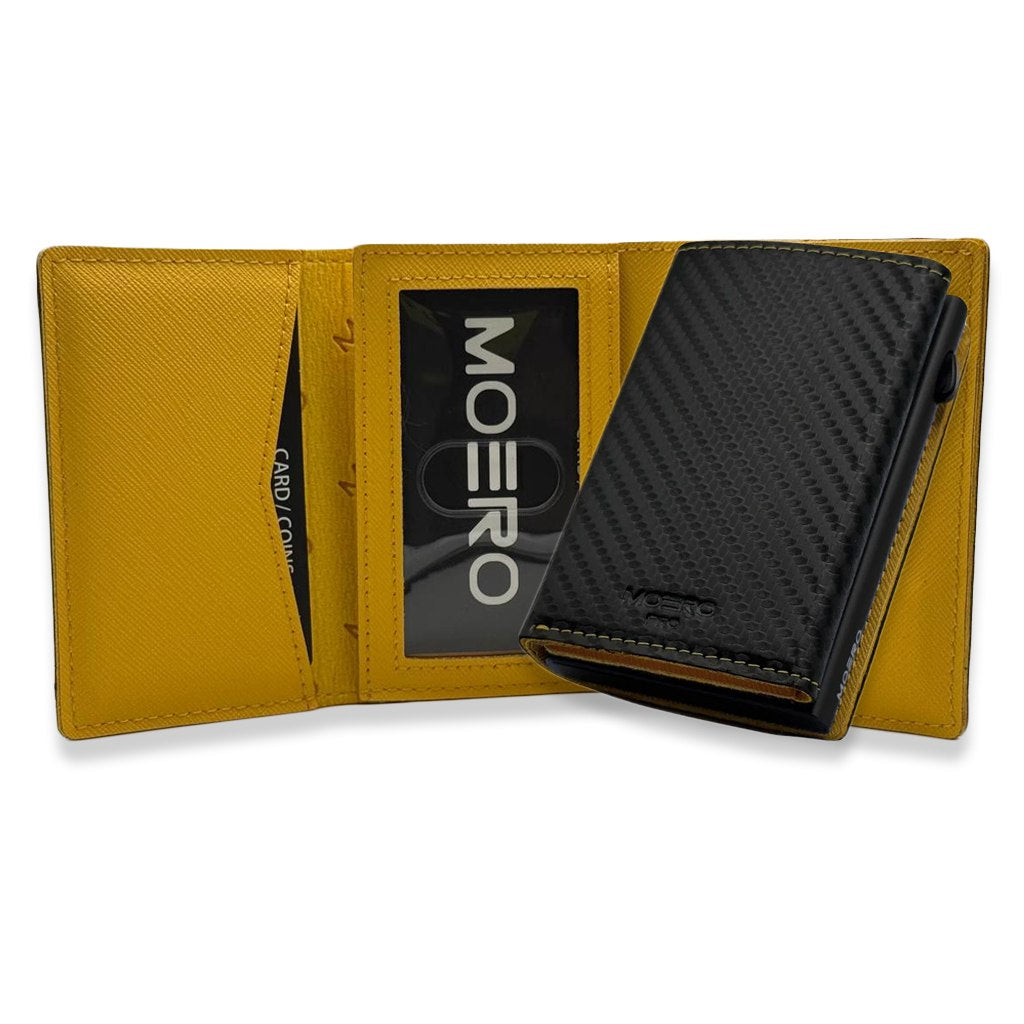 PRO PLUS Carbon/Saffiano Black&Yellow