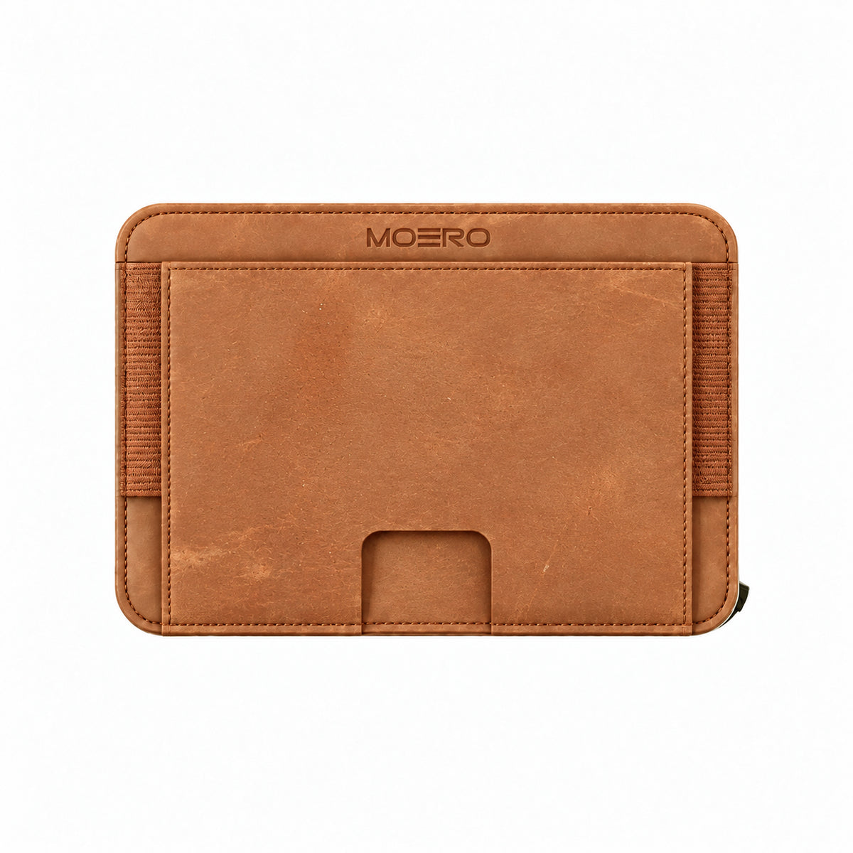 Moero M2 ULTRA Crazy Horse MagSafe Wallet con Apple Find My Integrato – Portafoglio RFID in Alluminio e Vera Pelle