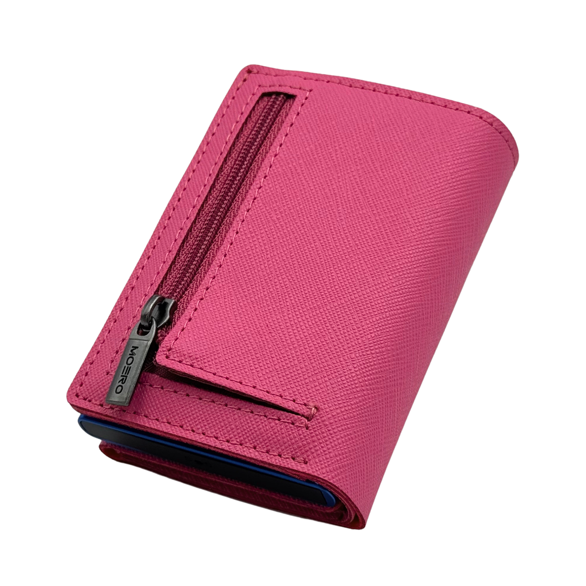 PRO PLUS Saffiano Fucsia Pink Zip