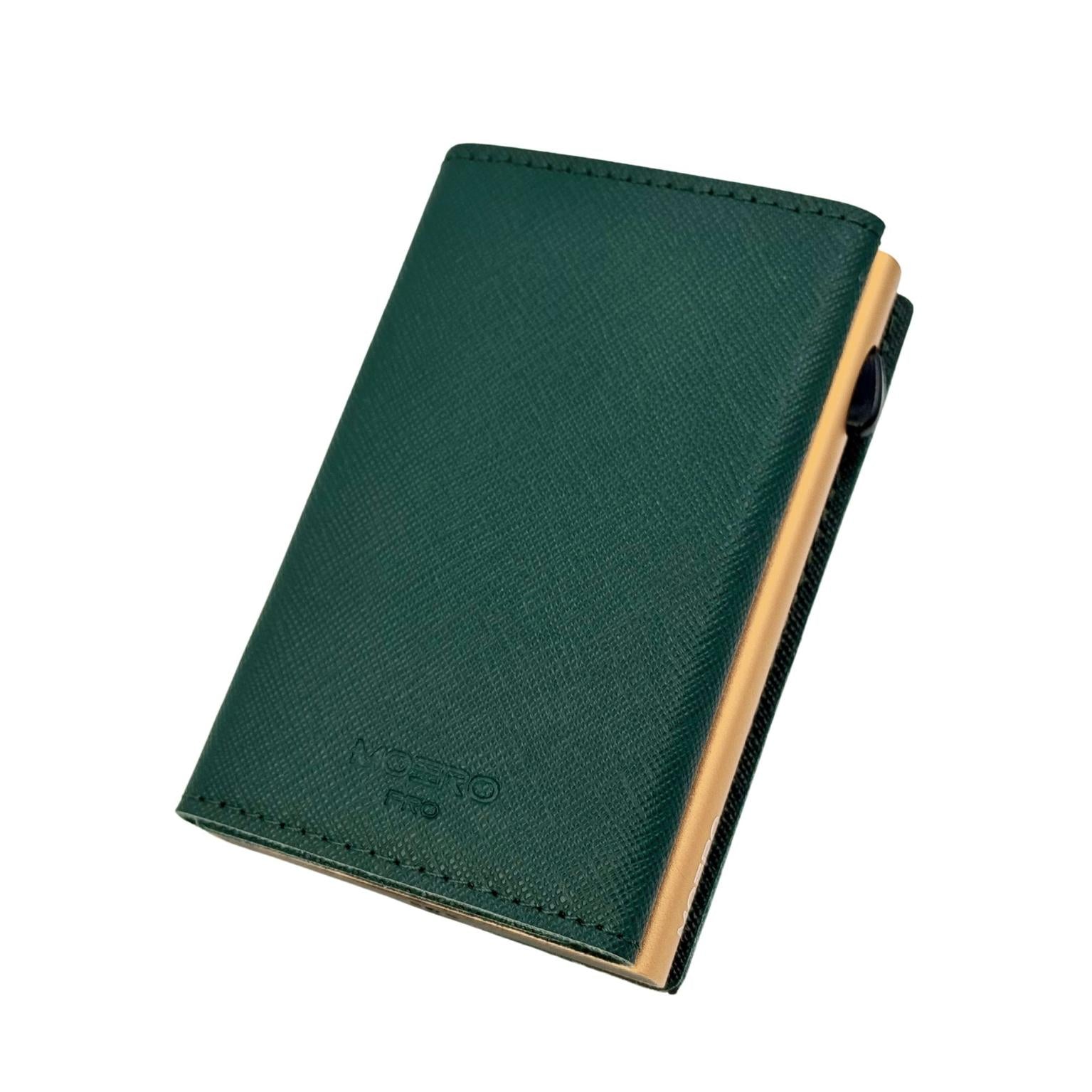 Airtag PRO Saffiano Green Zip 