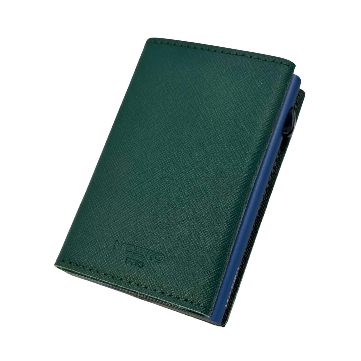Airtag PRO Saffiano Green Zip 