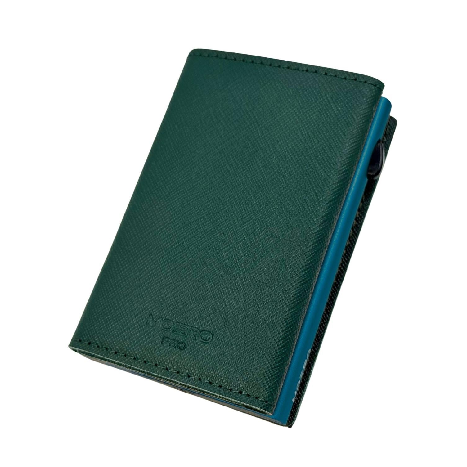 Airtag PRO Saffiano Green Zip 