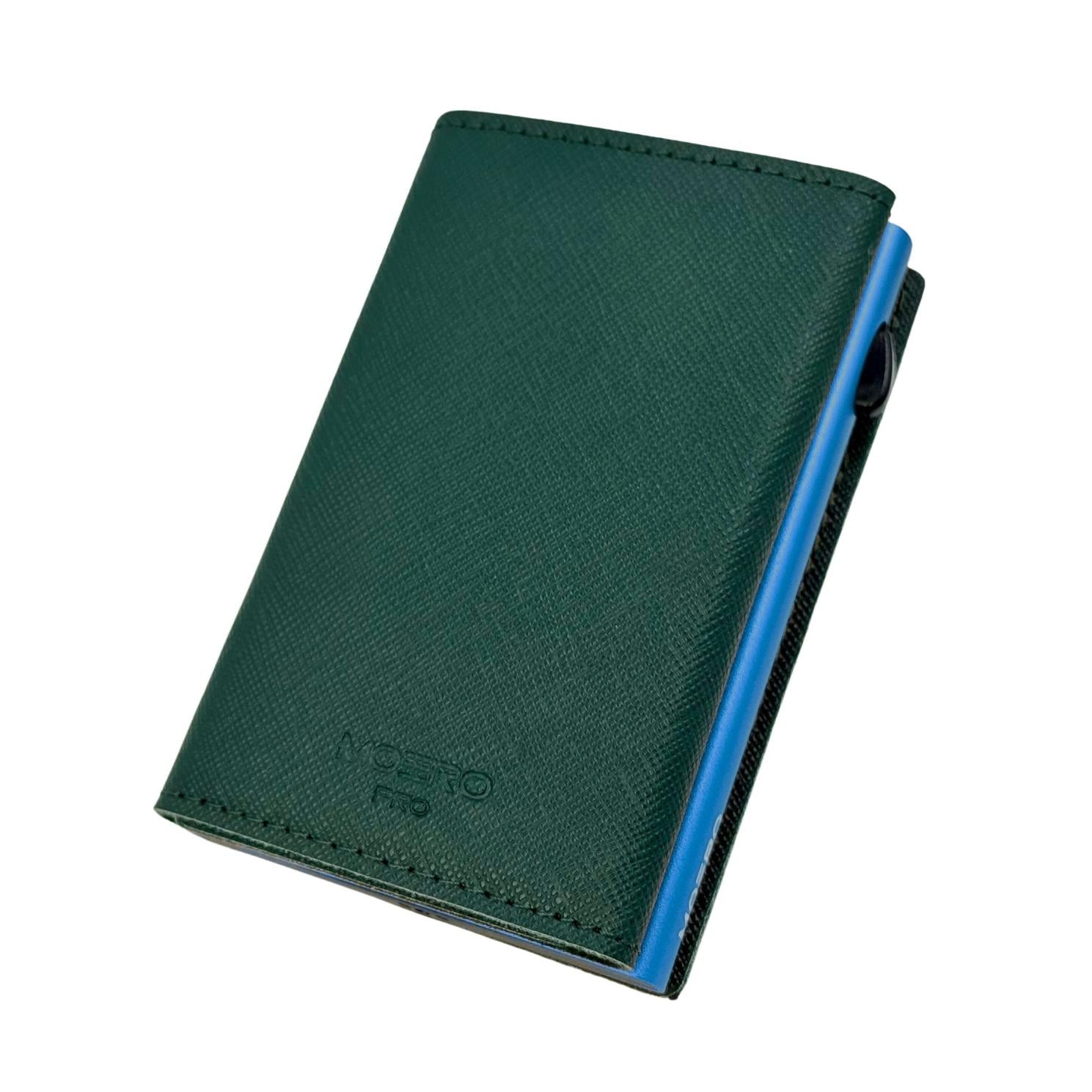 Airtag PRO Saffiano Green Zip 