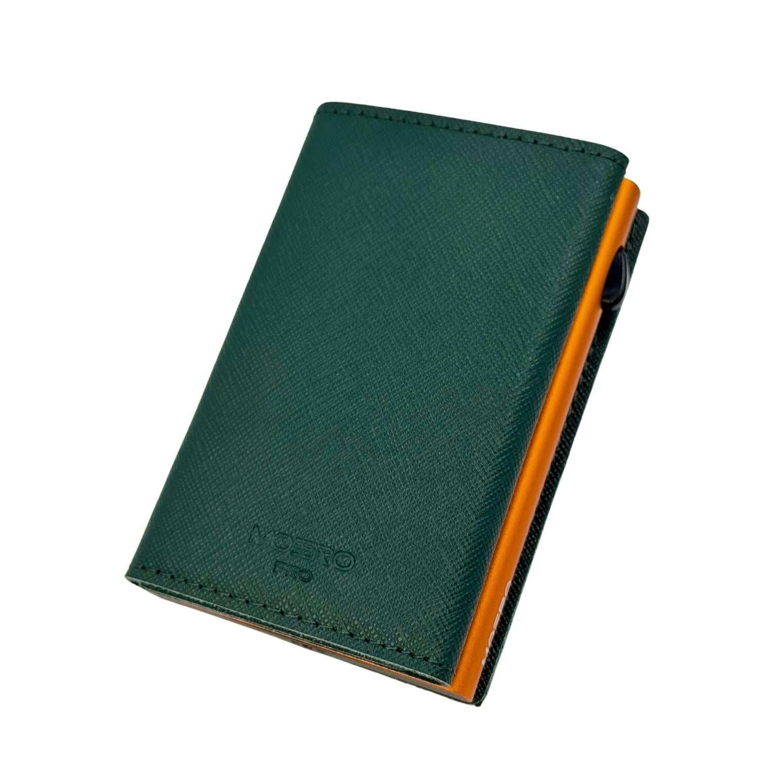 Airtag PRO Saffiano Green Zip 