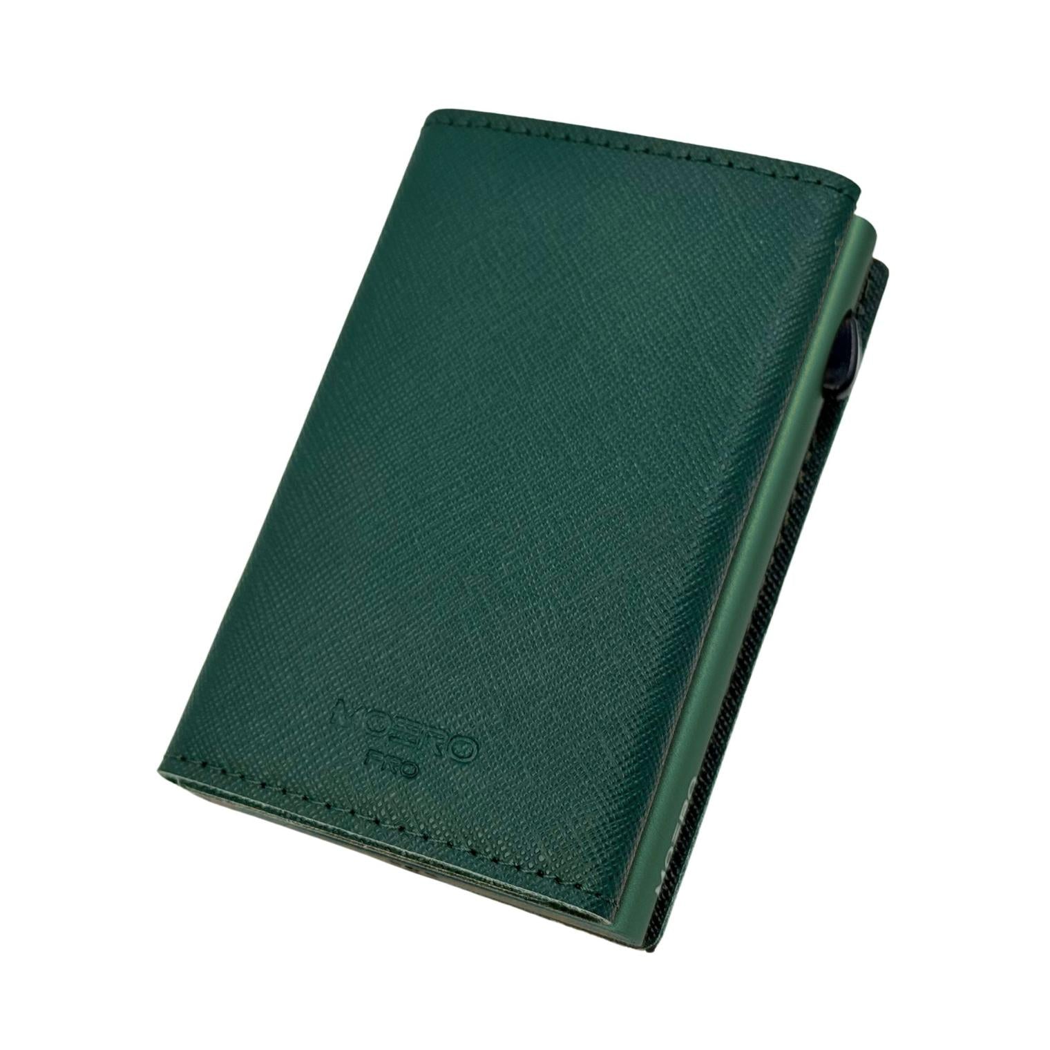 Airtag PRO Saffiano Green Zip 