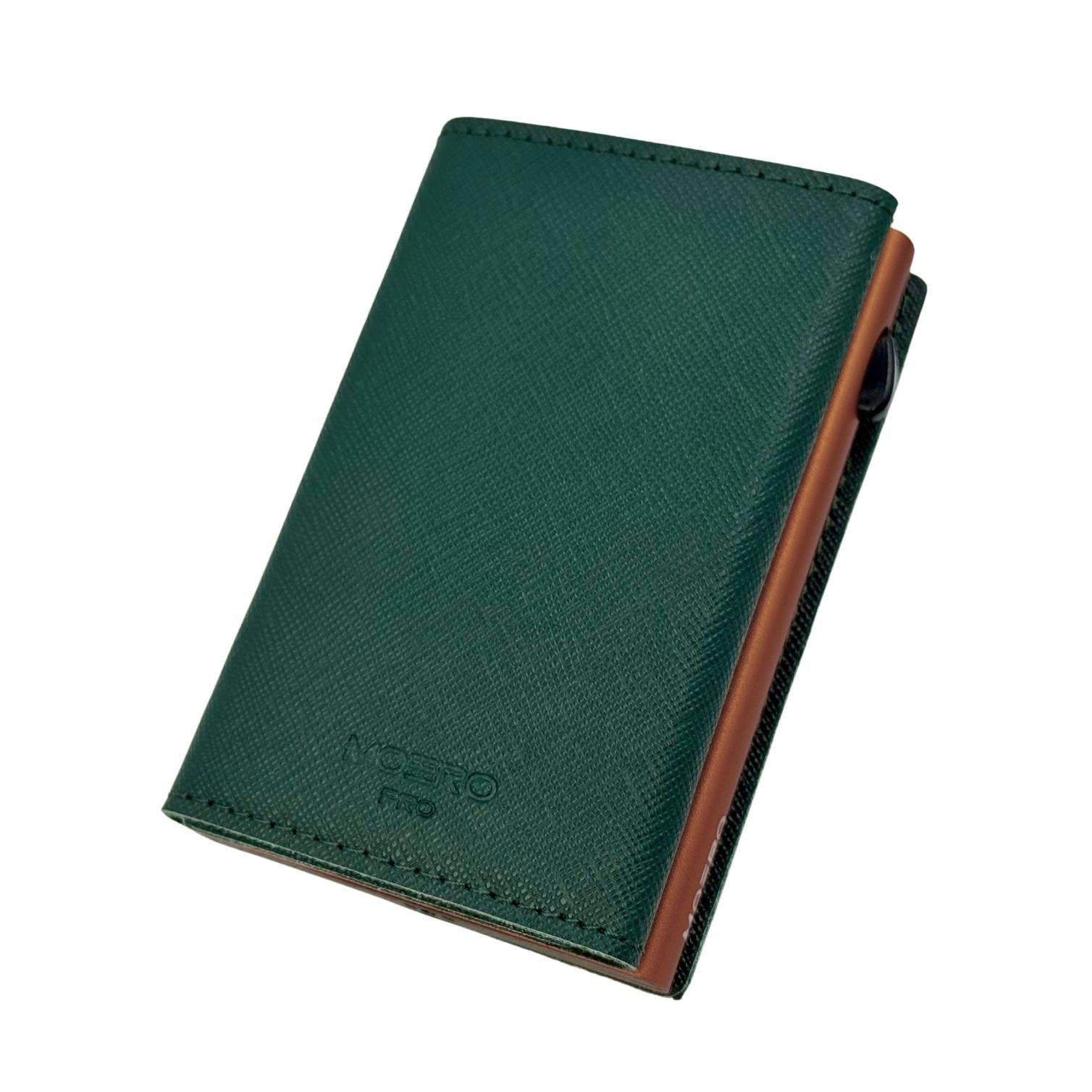 Airtag PRO Saffiano Green Zip 