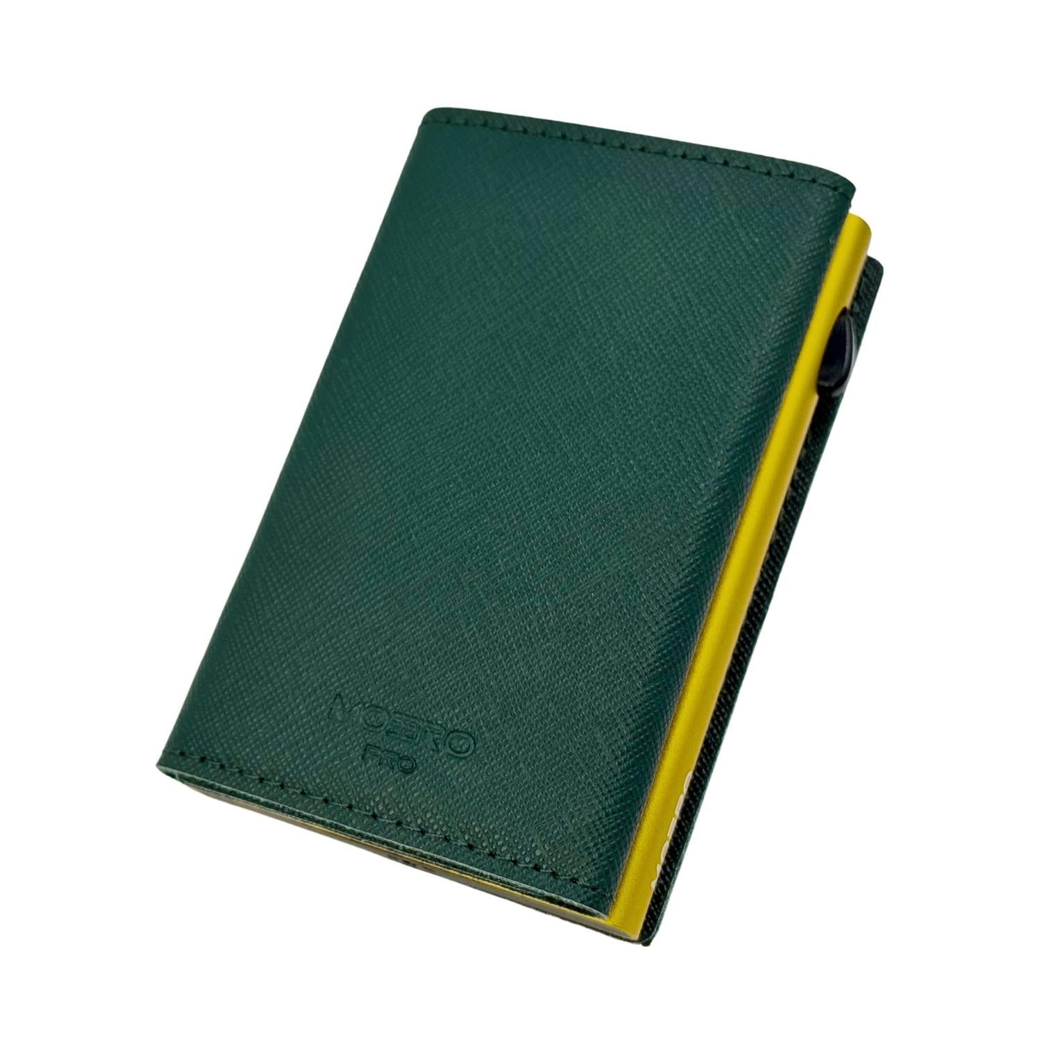 Airtag PRO Saffiano Green Zip 