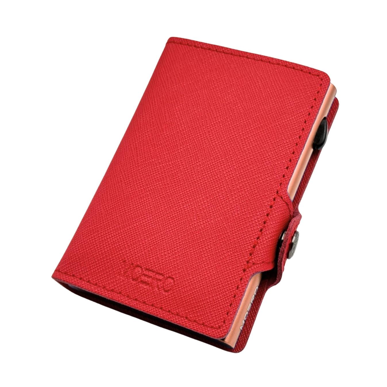Saffiano Red ZIP 