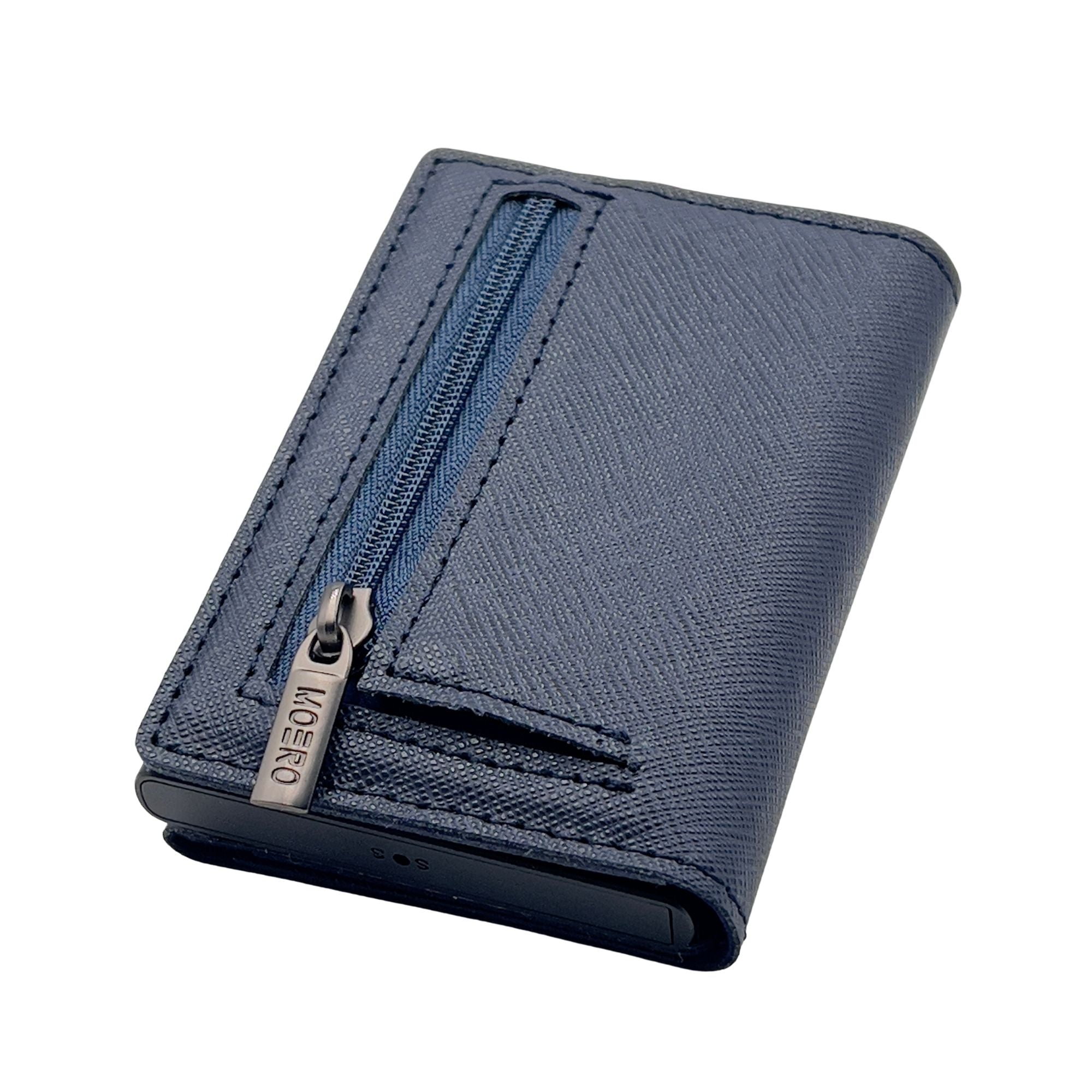 PRO Saffiano Blue Navy Reißverschluss 