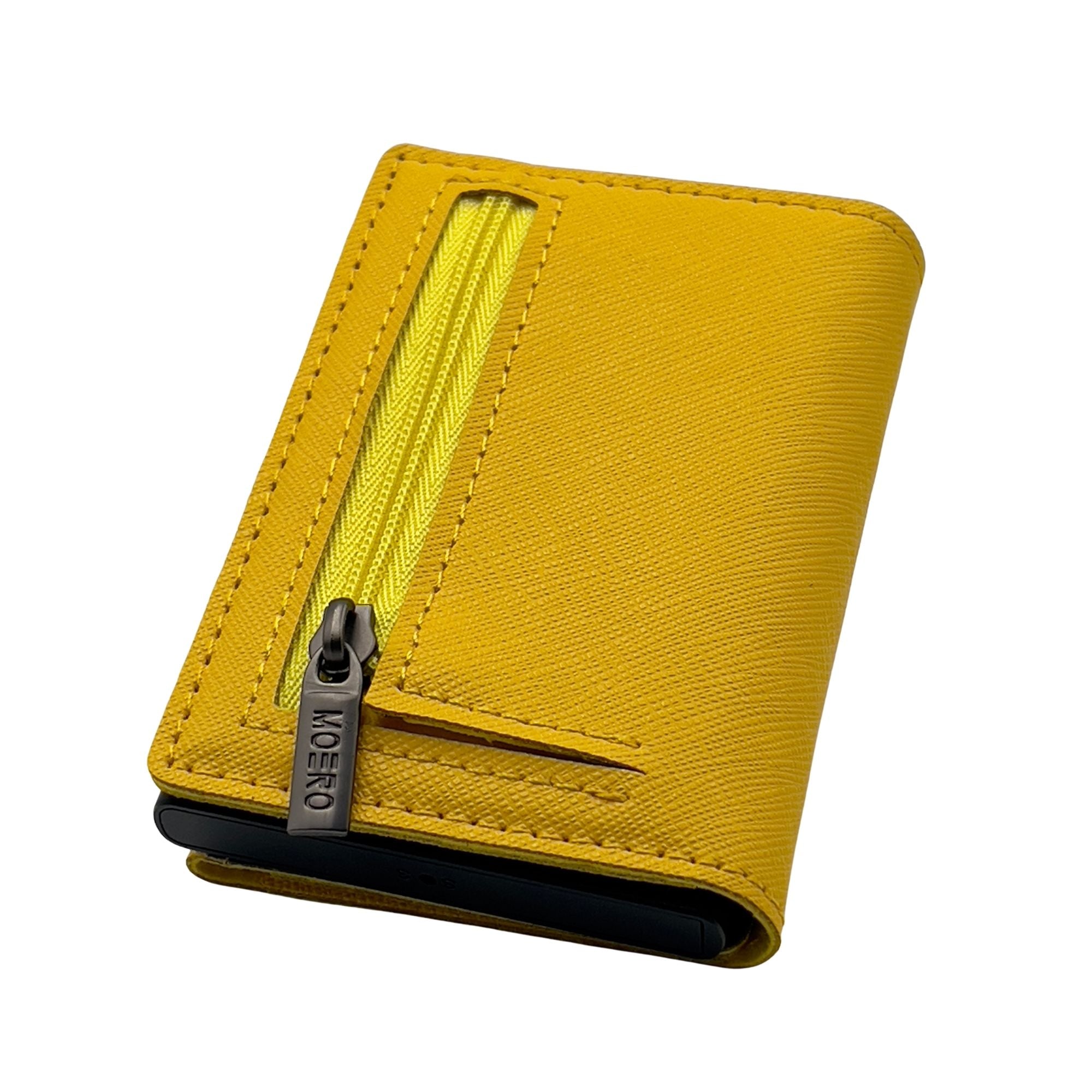 PRO Saffiano Yellow Zip 