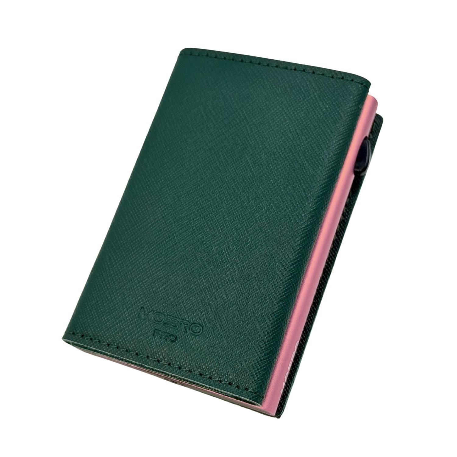 Airtag PRO Saffiano Green Zip 