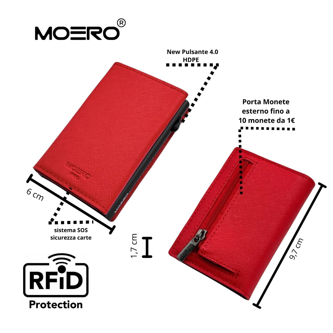 PRO Saffiano Red Zip 