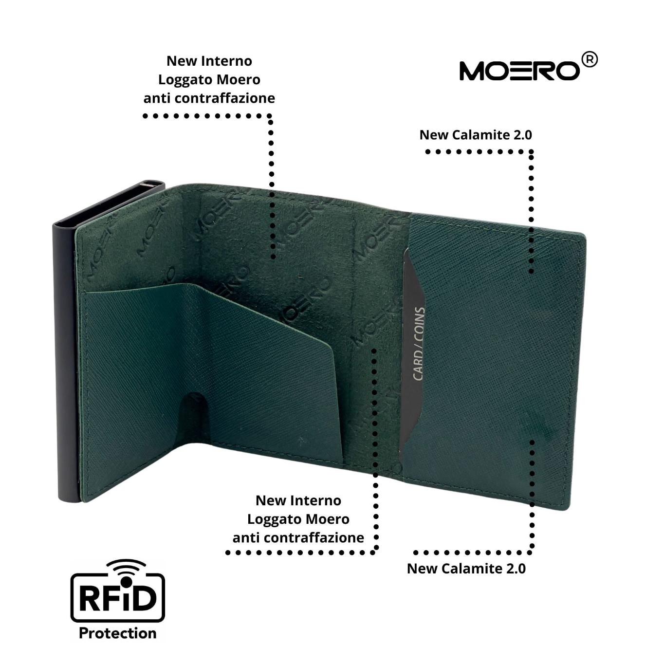 Airtag PRO Saffiano Green Zip 