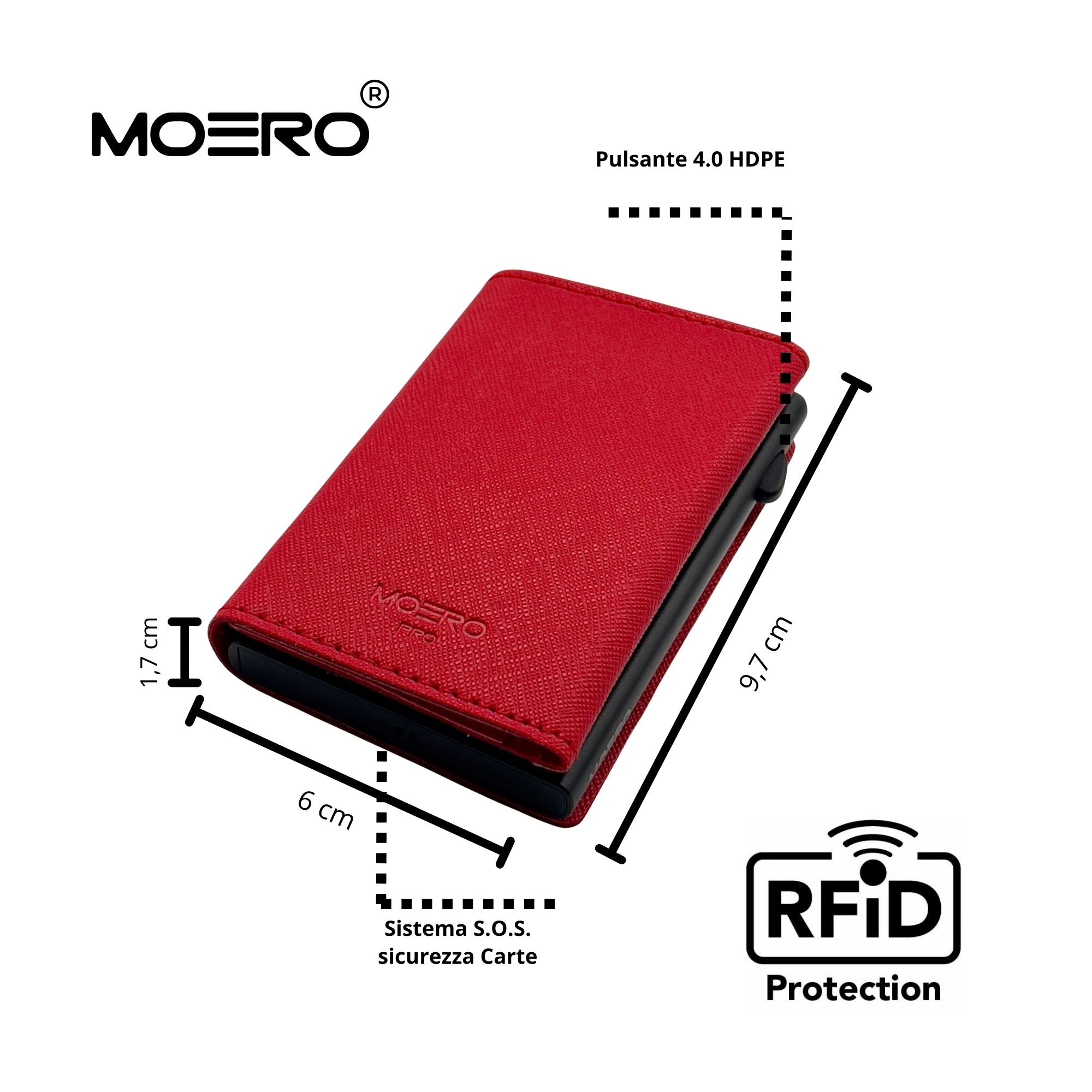 PRO Saffiano Red