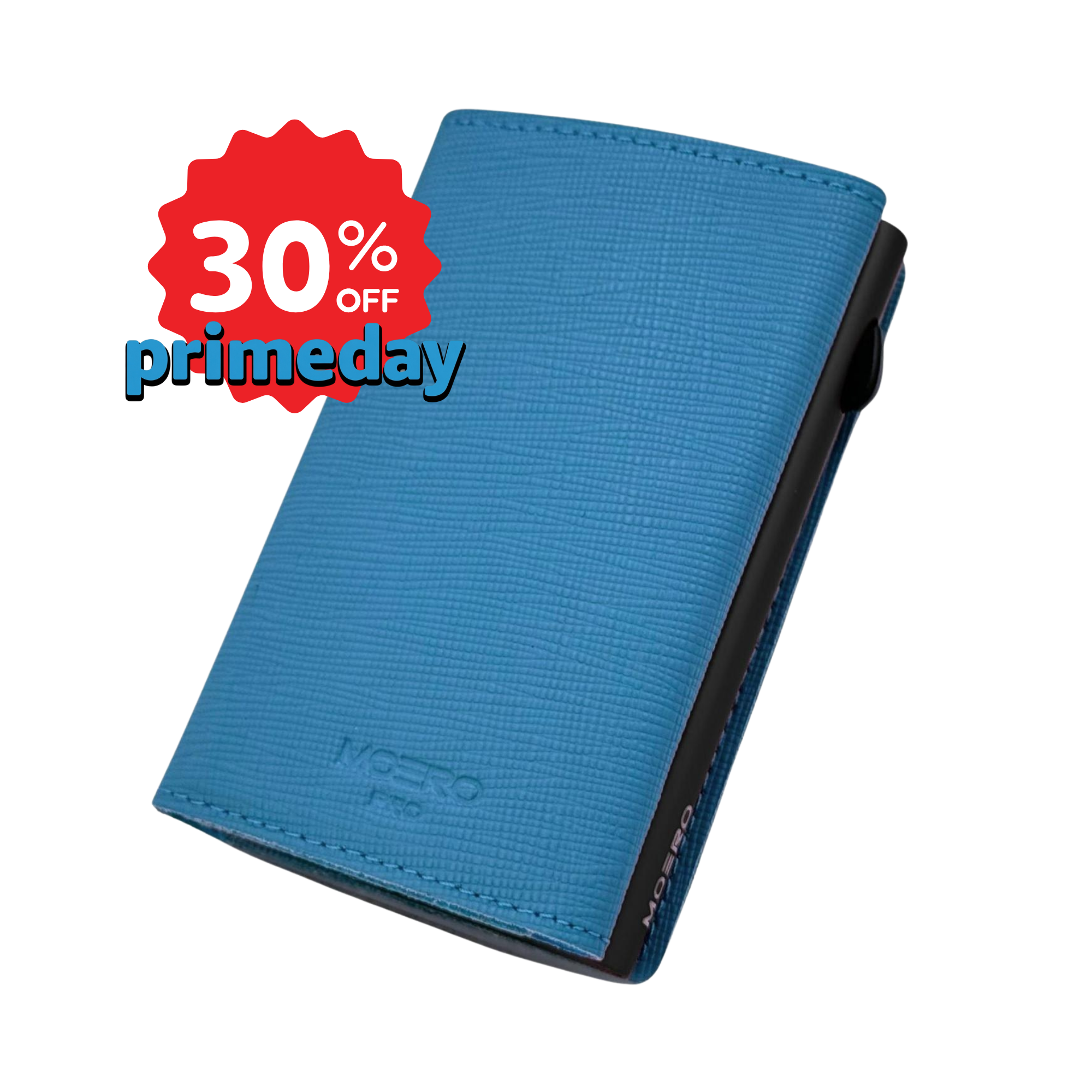 PRO Saffiano Light Blue Zip