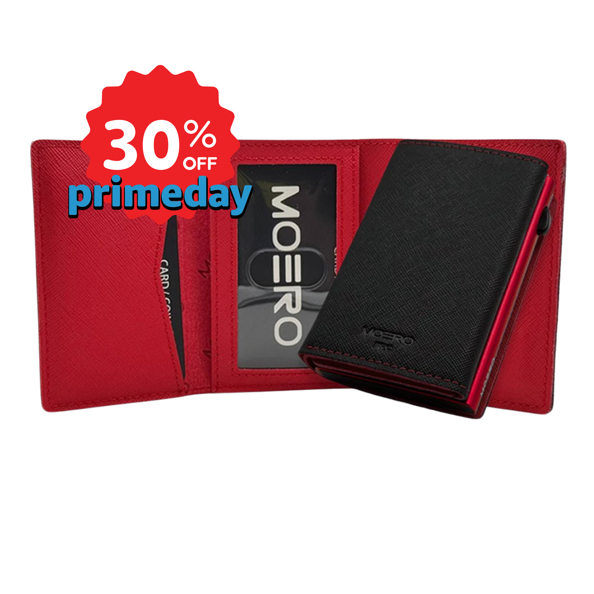 PRO PLUS Saffiano Black & Red