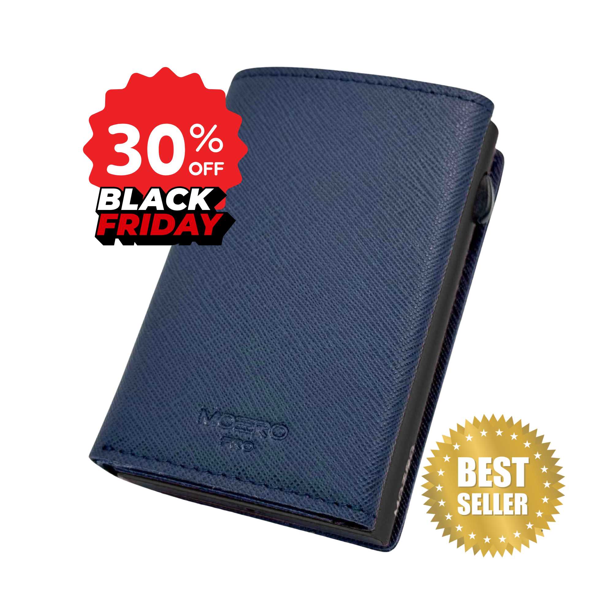 PRO PLUS Saffiano Blue Navy Zip