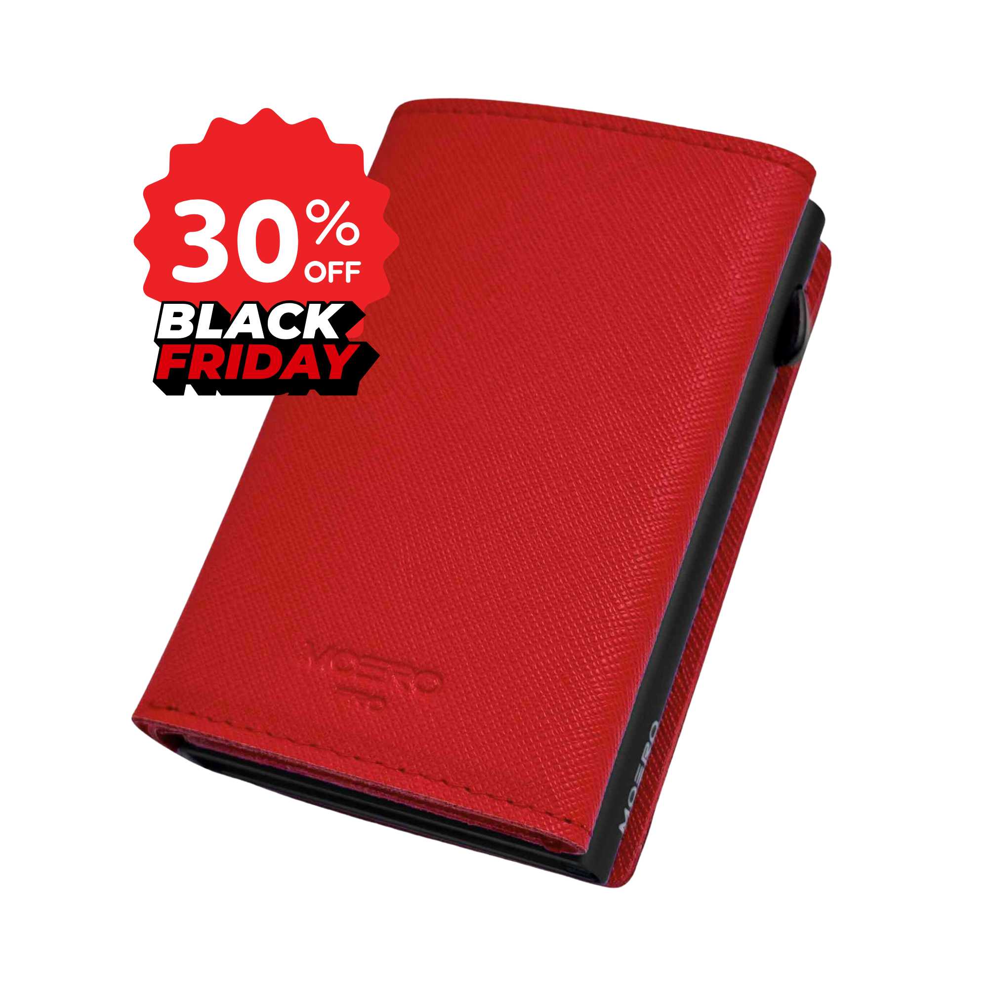 PRO PLUS Saffiano Red Zip