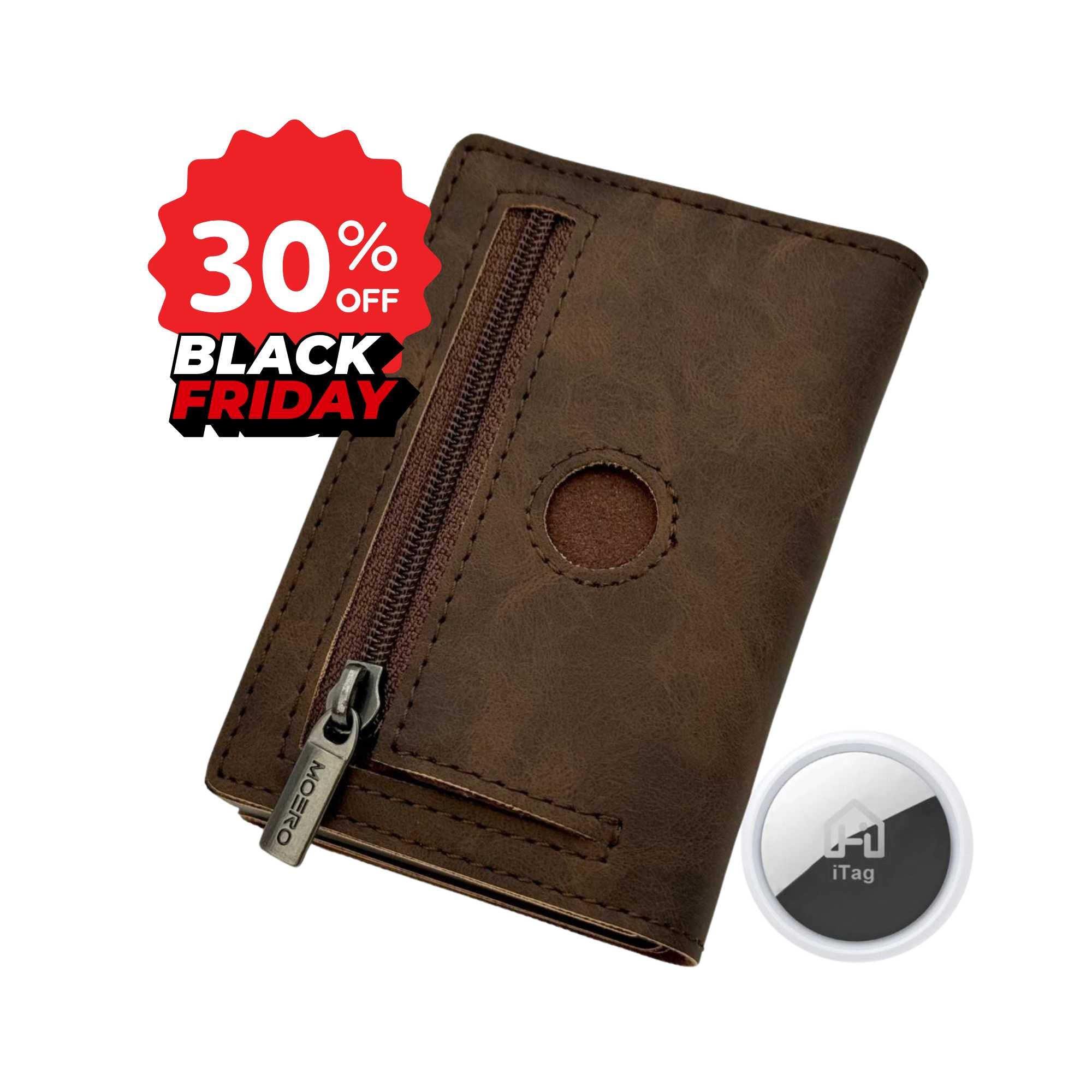 AirTag PRO Vintage Dark Brown