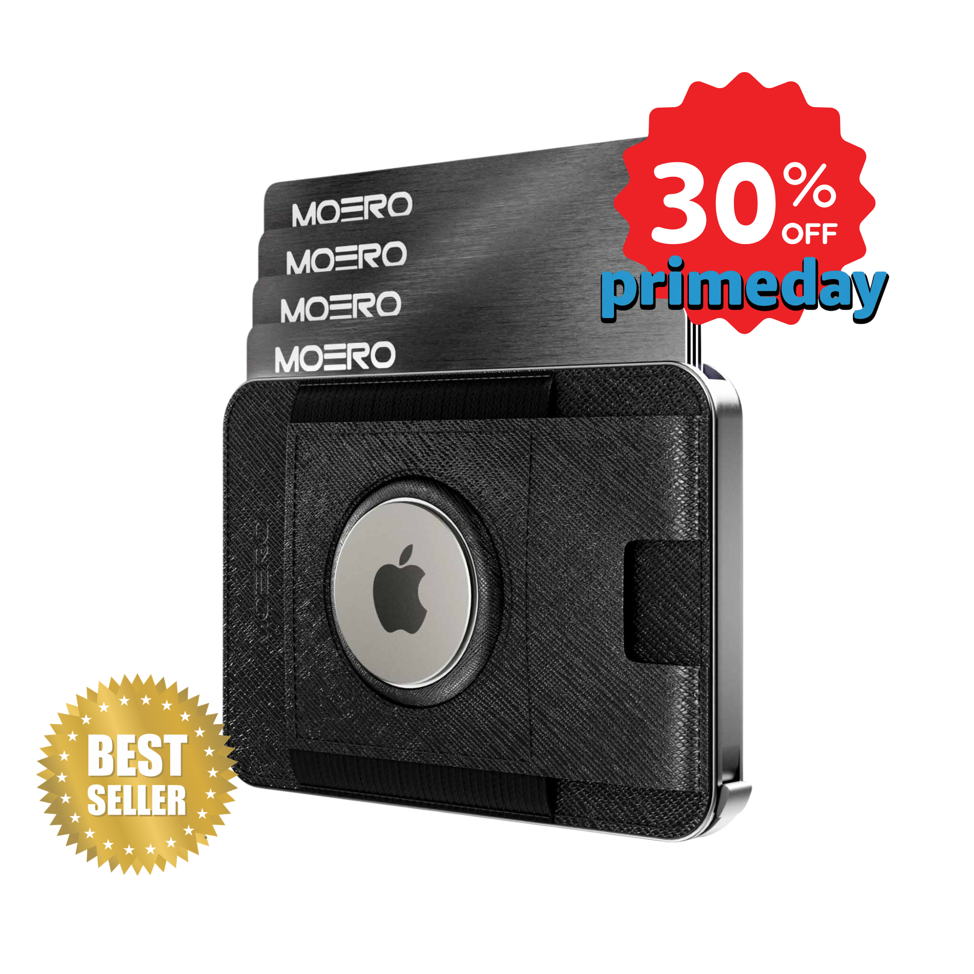 M2 PRO AirTag Saffiano Black
