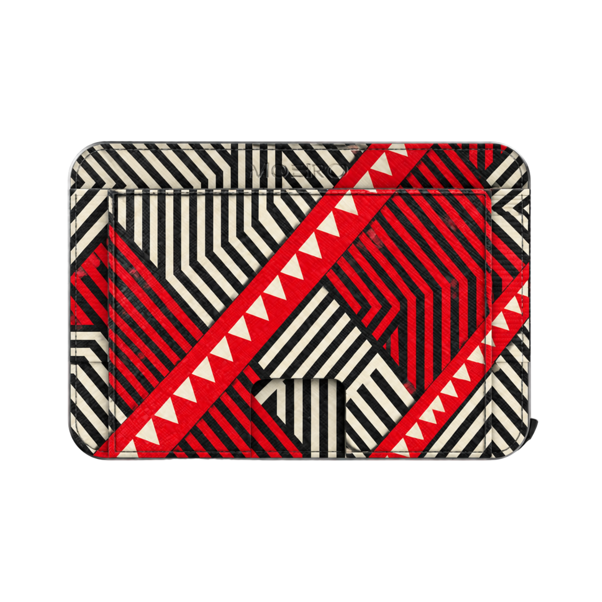 Moero M2 Pro - Optical Rush - Underground art Limited Edition - MagSafe Wallet  – Portafoglio RFID in Alluminio e Vera Pelle Saffiano Antigraffio