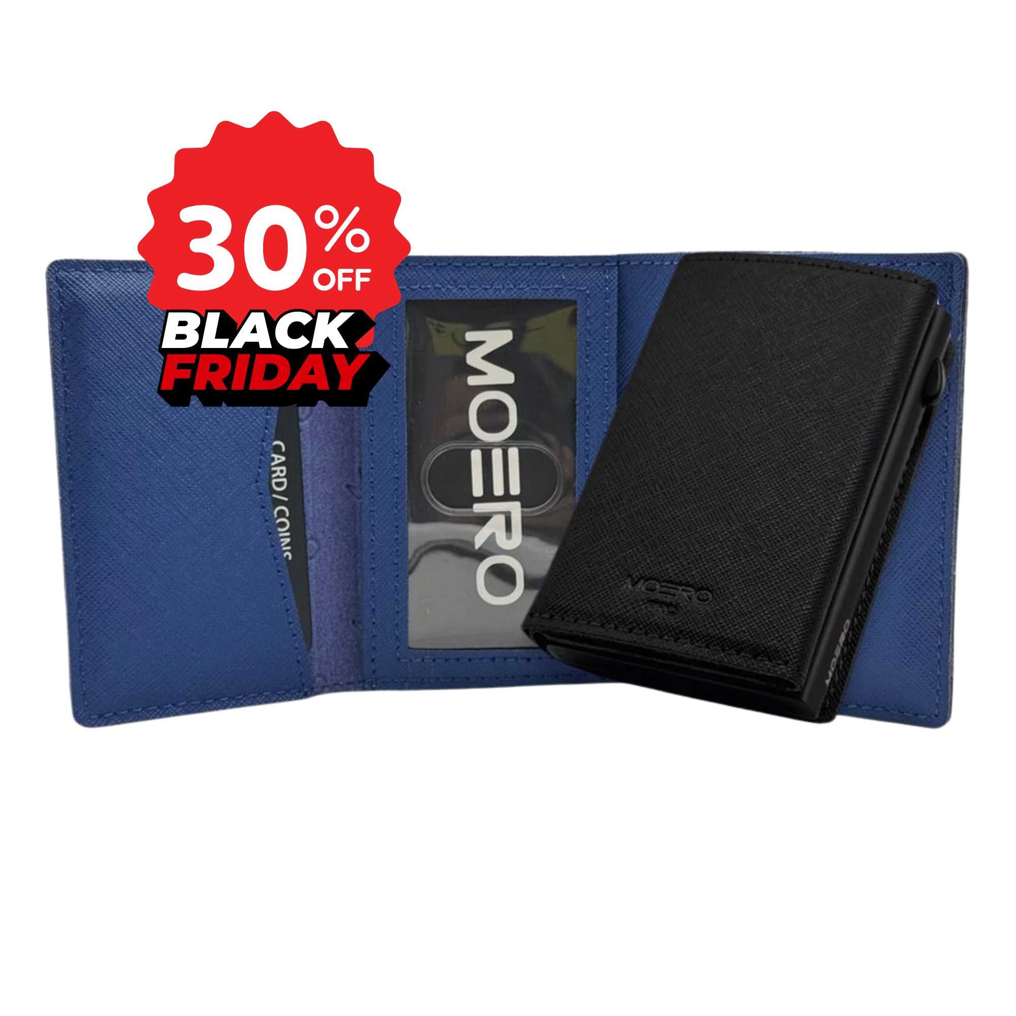 PRO PLUS Saffiano Black & Blue