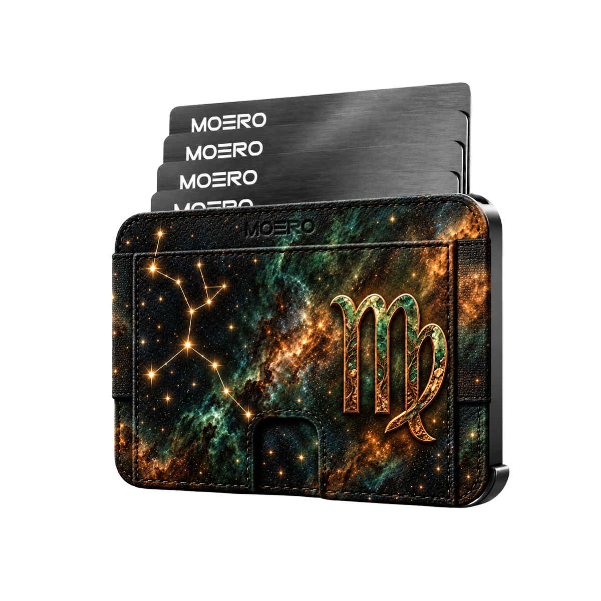 Moero M2 Pro - Vergine - Limited Edition - MagSafe Wallet  – Portafoglio RFID in Alluminio e Vera Pelle Saffiano Antigraffio