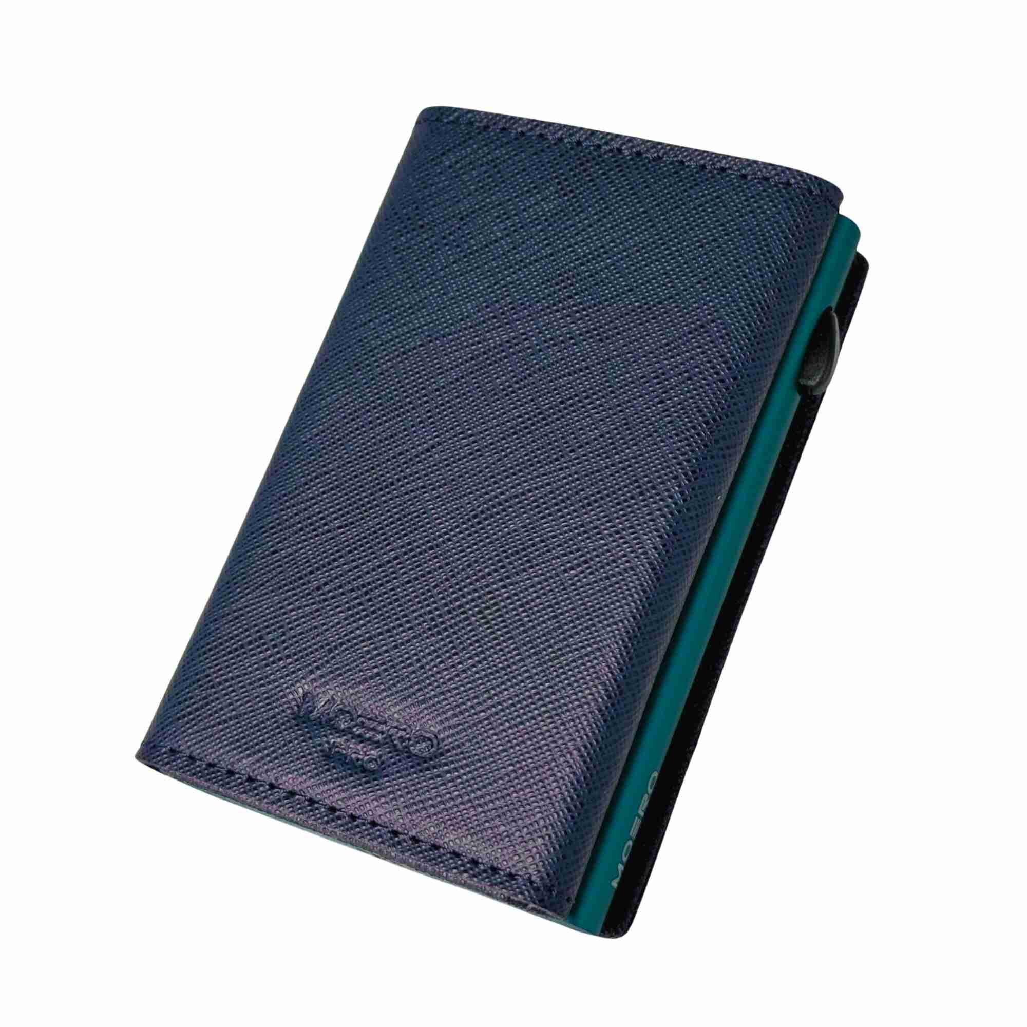 Airtag PRO Saffiano Blue Navy Zip 