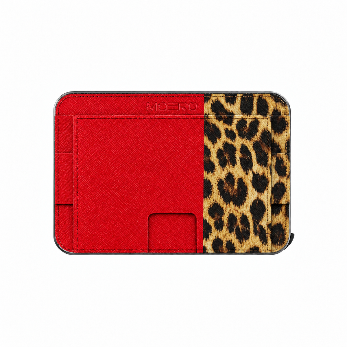 Moero M2 Pro - Wild Red - Underground art Limited Edition - MagSafe Wallet  – Portafoglio RFID in Alluminio e Vera Pelle Saffiano Antigraffio