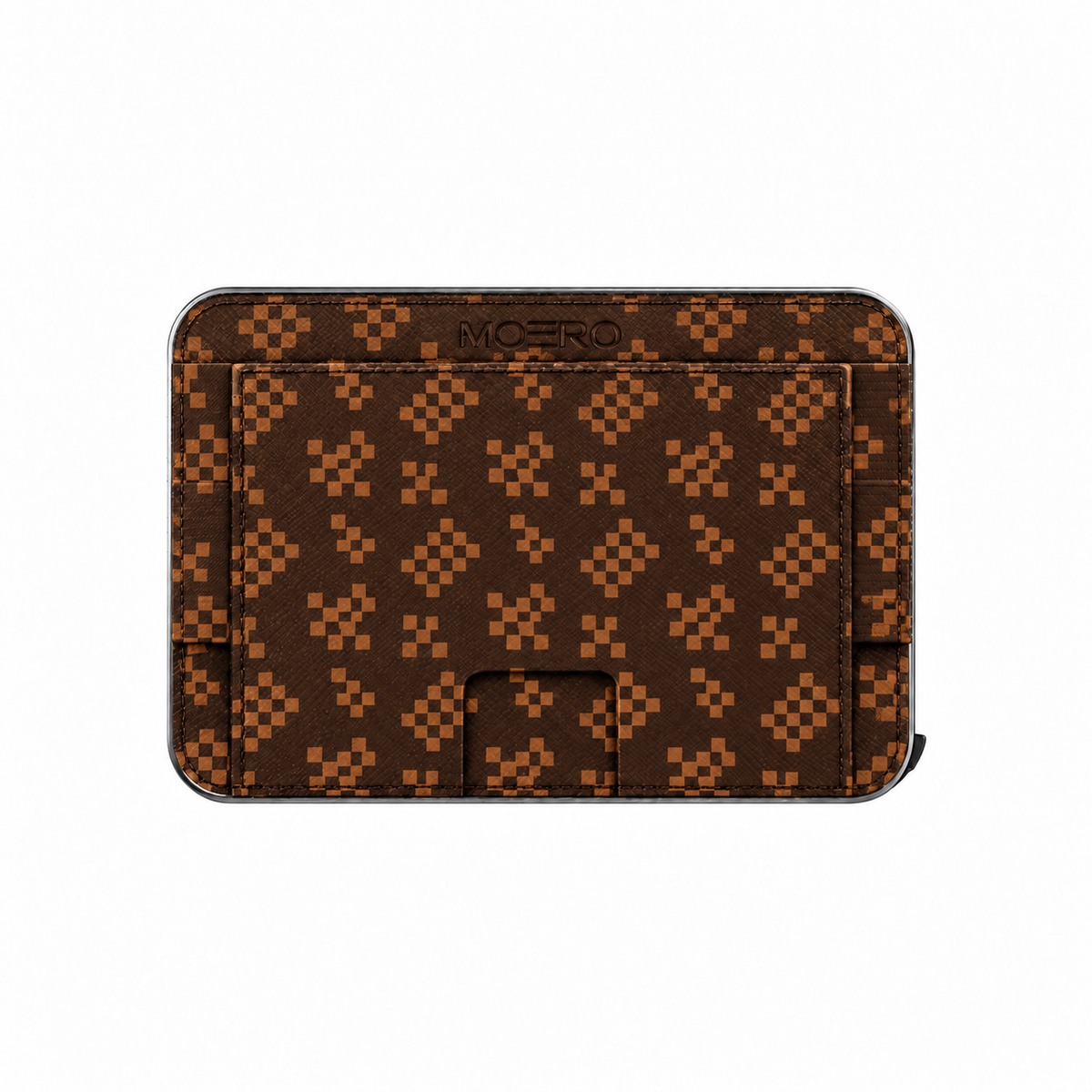 Moero M2 Pro - Pixel Code - Underground art Limited Edition - MagSafe Wallet  – Portafoglio RFID in Alluminio e Vera Pelle Saffiano Antigraffio