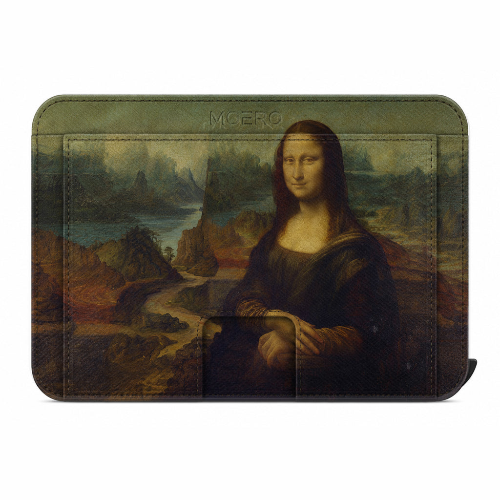 Moero M2 Ultra Gioconda Limited Edition – Portafoglio MagSafe con Apple Find My Integrato, Vera Pelle Saffiano e Protezione RFID