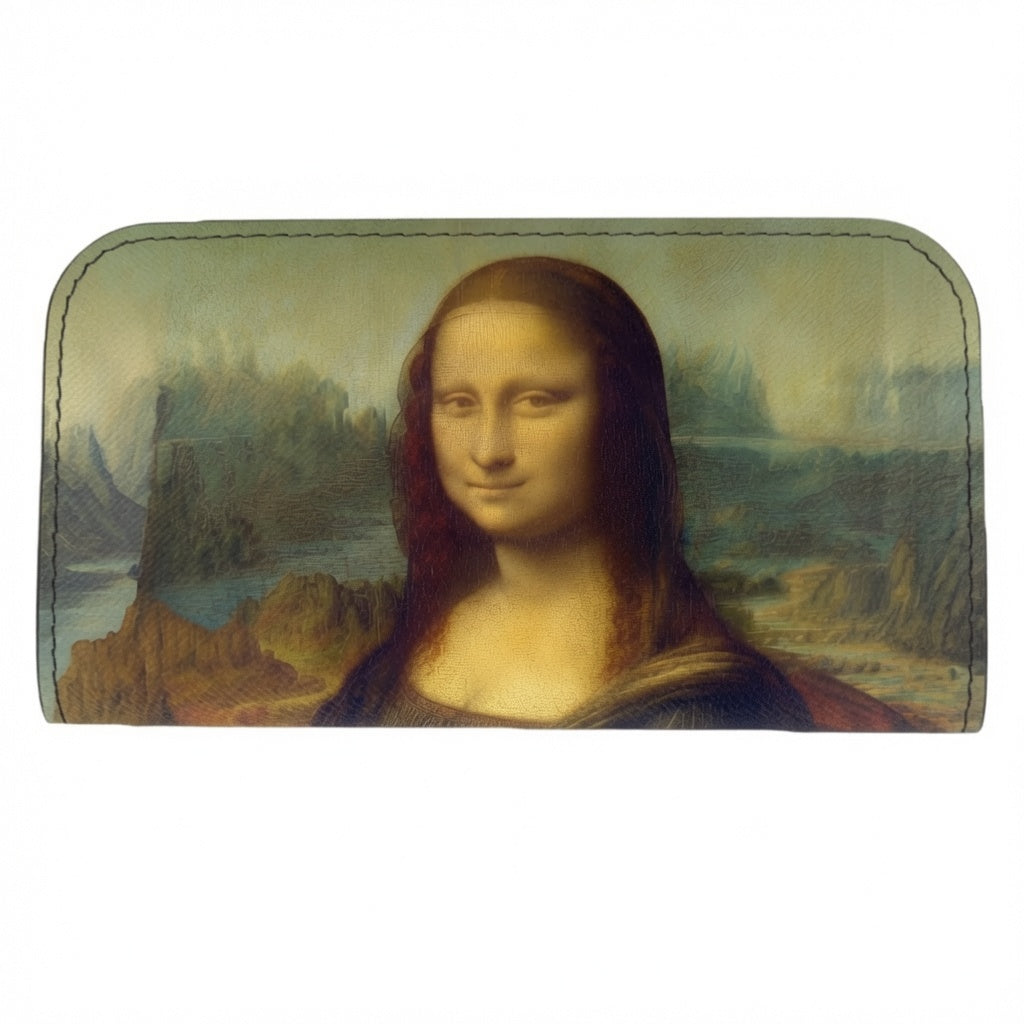 Moero Vision Air Gioconda Limited Edition – Porta Occhiali Minimalista in Pelle Saffiano Antigraffio con Chiusura Magnetica
